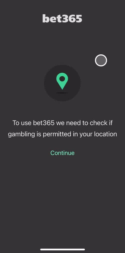 Bet365 Enable location permissions screen in the Onboarding flow