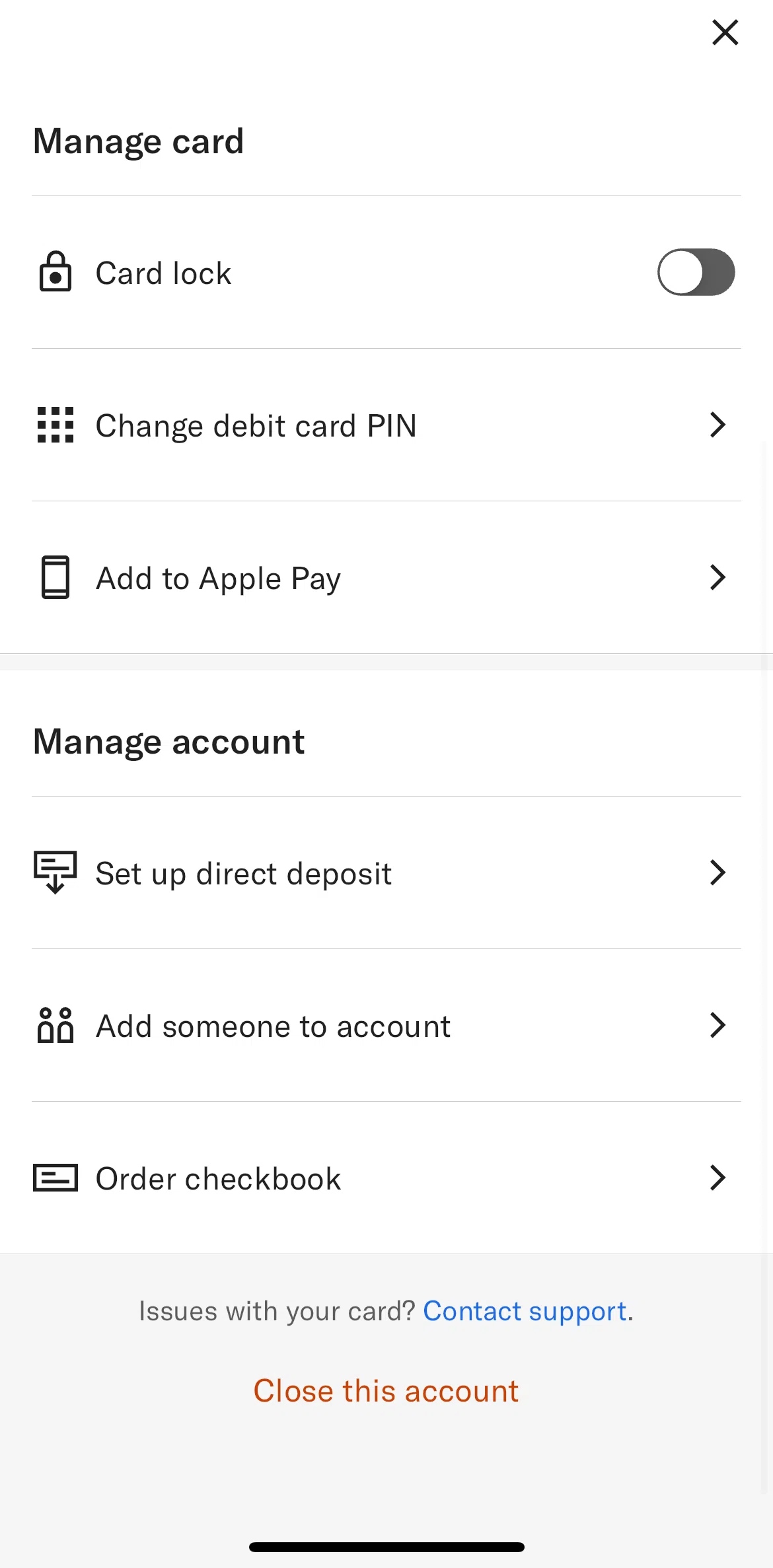 Betterment Screen screen in the Set up direct deposit flow