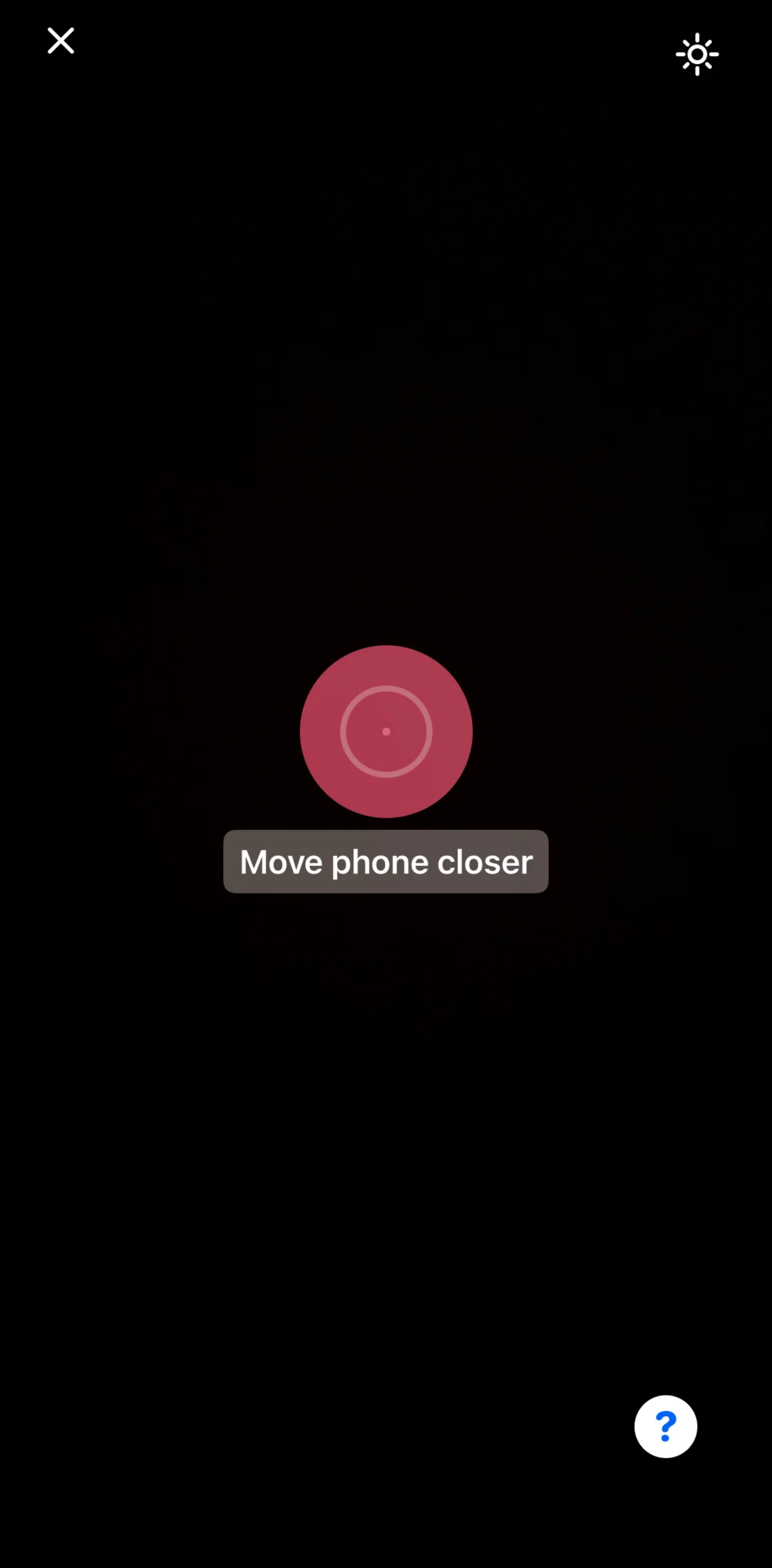 Binance Screen screen in the Help flow