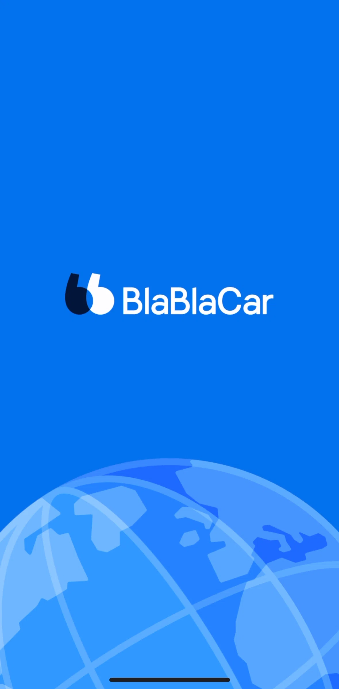 BlaBlaCar Screen screen in the Onboarding flow
