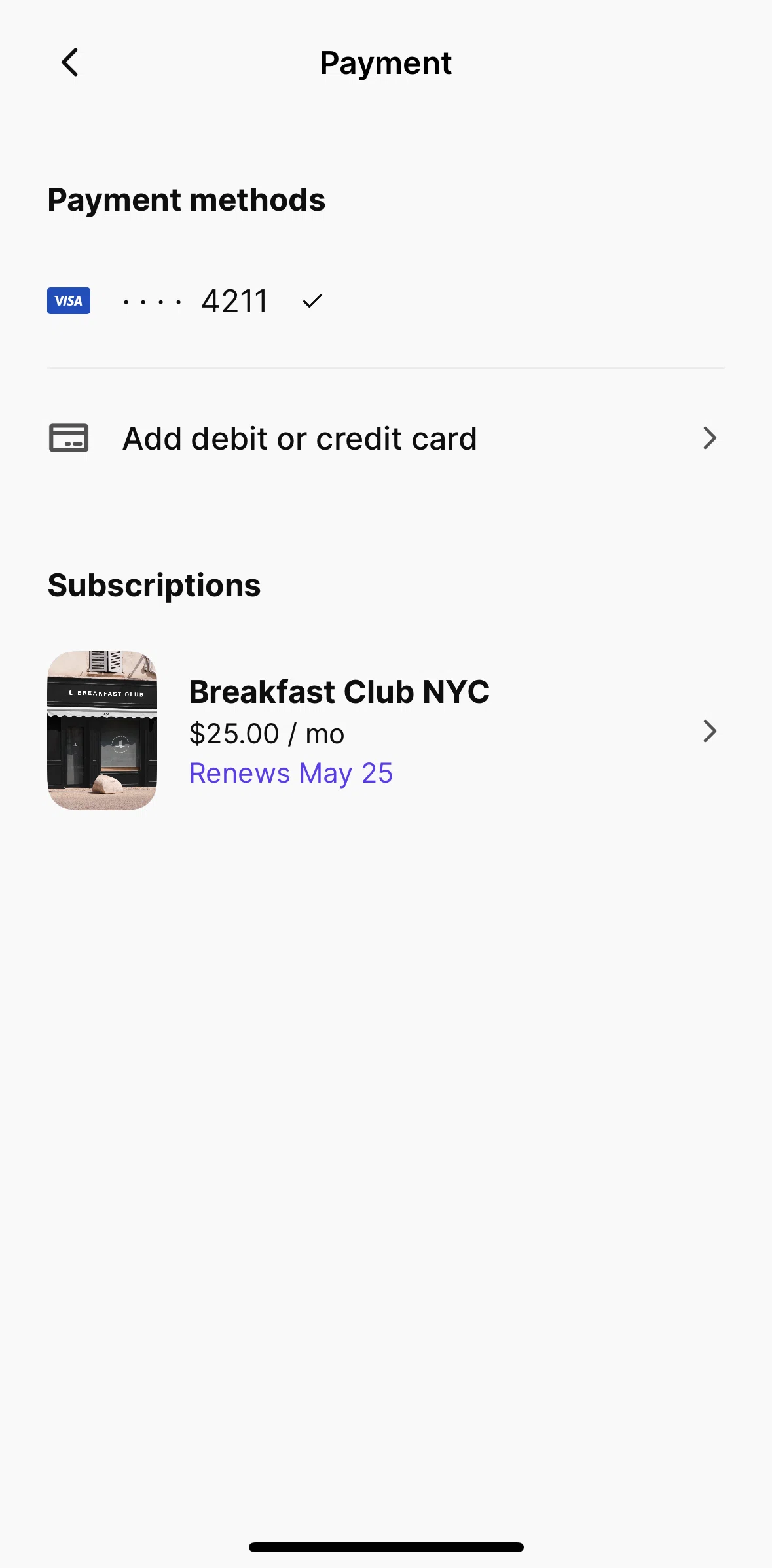 Blackbird Screen screen in the Canceling subscription flow
