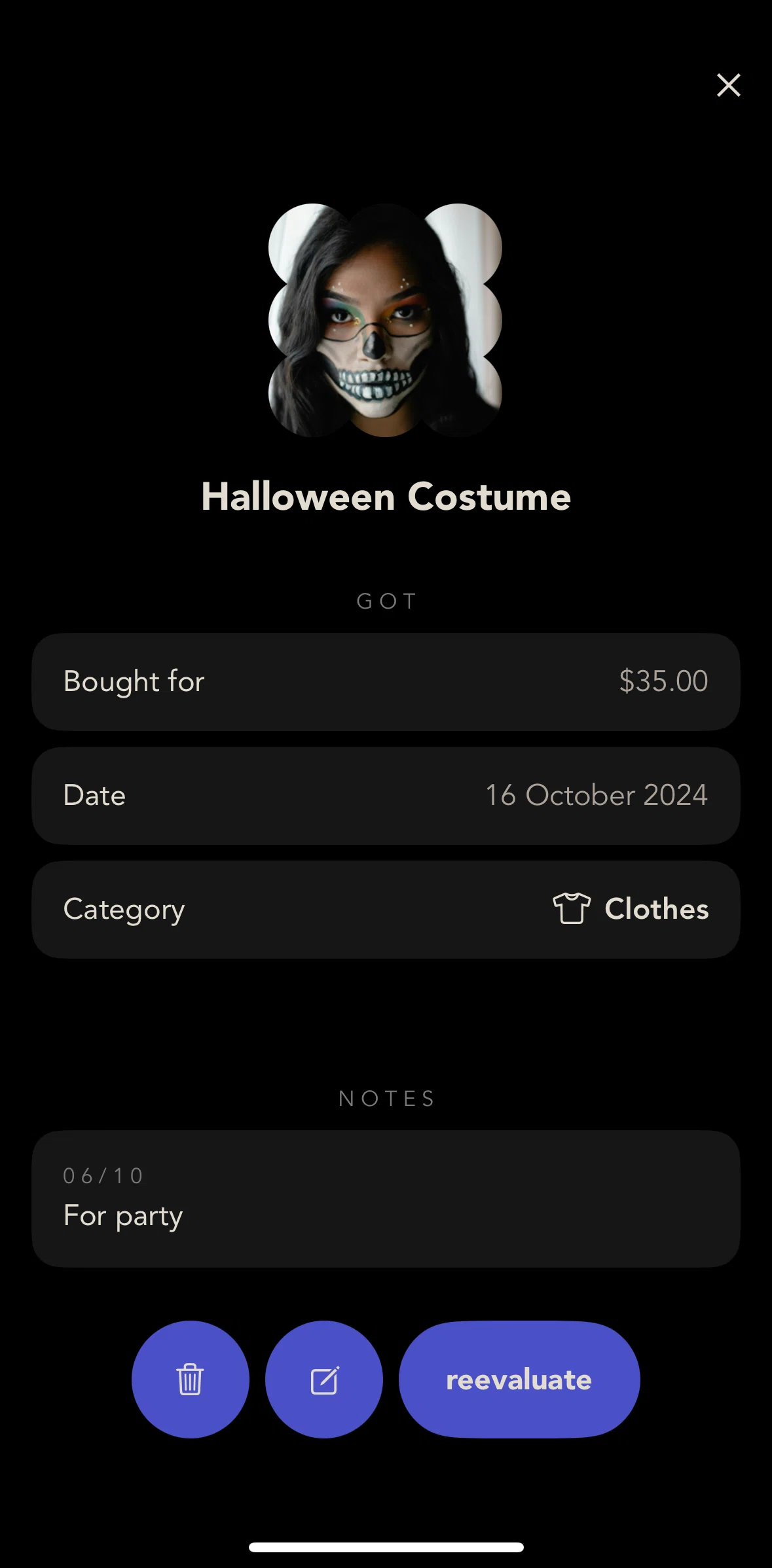 bless. Screen screen in the Reevaluating a purchased thing flow