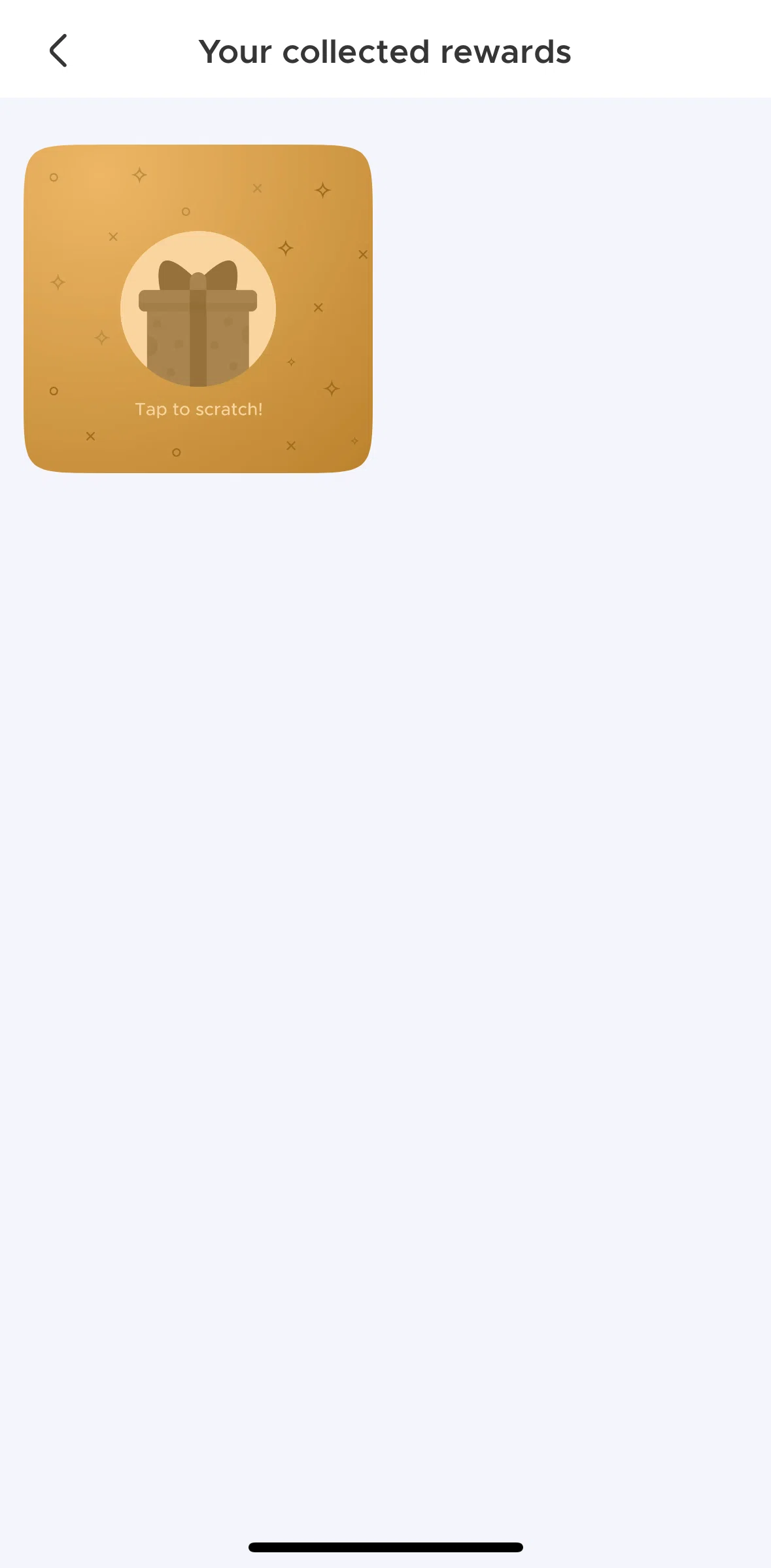 Blinkit Screen screen in the Opening a reward flow