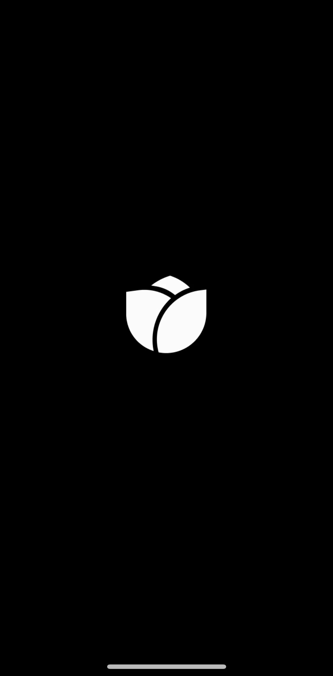 Bloom Screen screen in the Onboarding flow