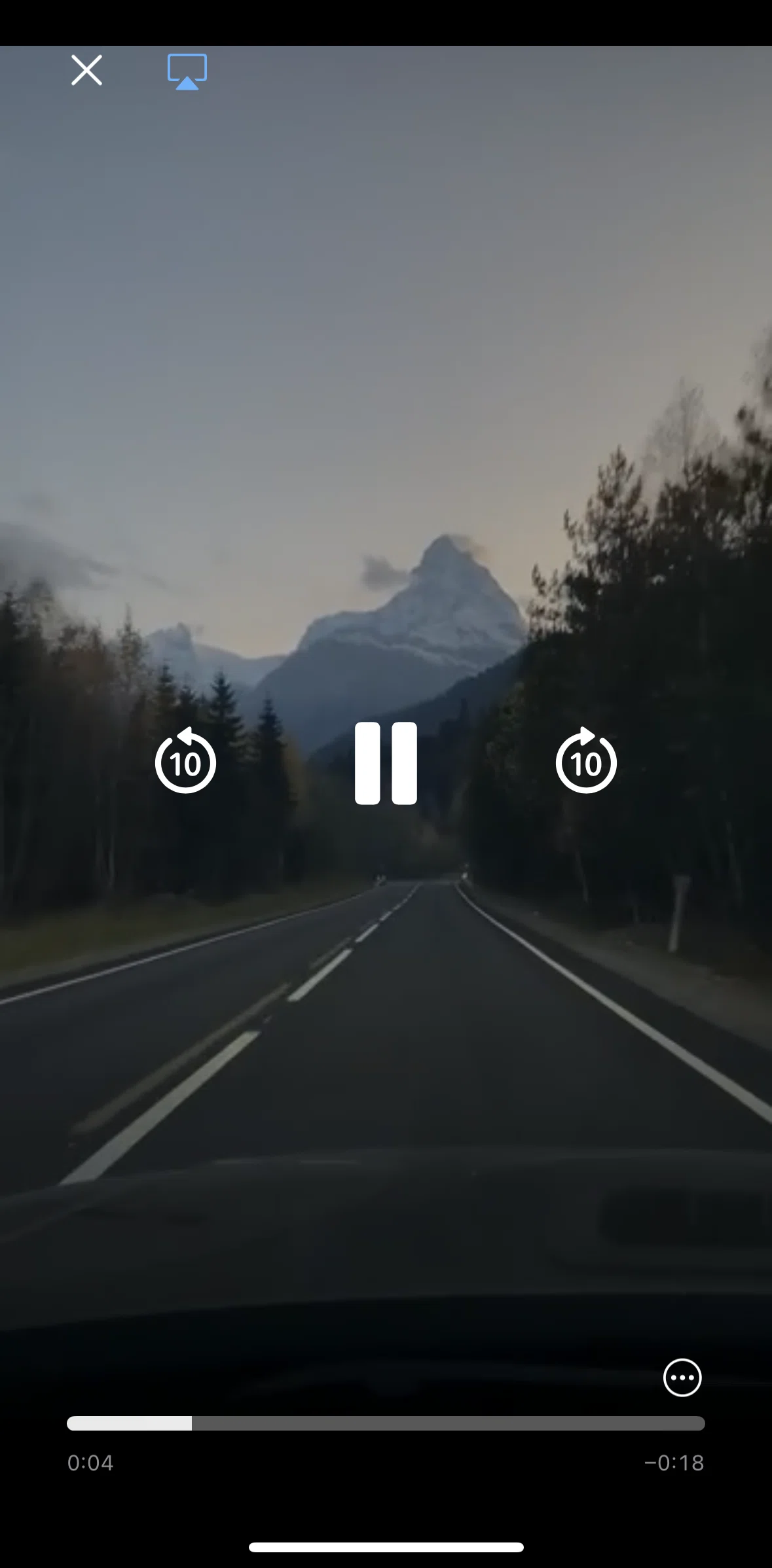 Bluesky Social Screen screen in the Changing playback speed flow