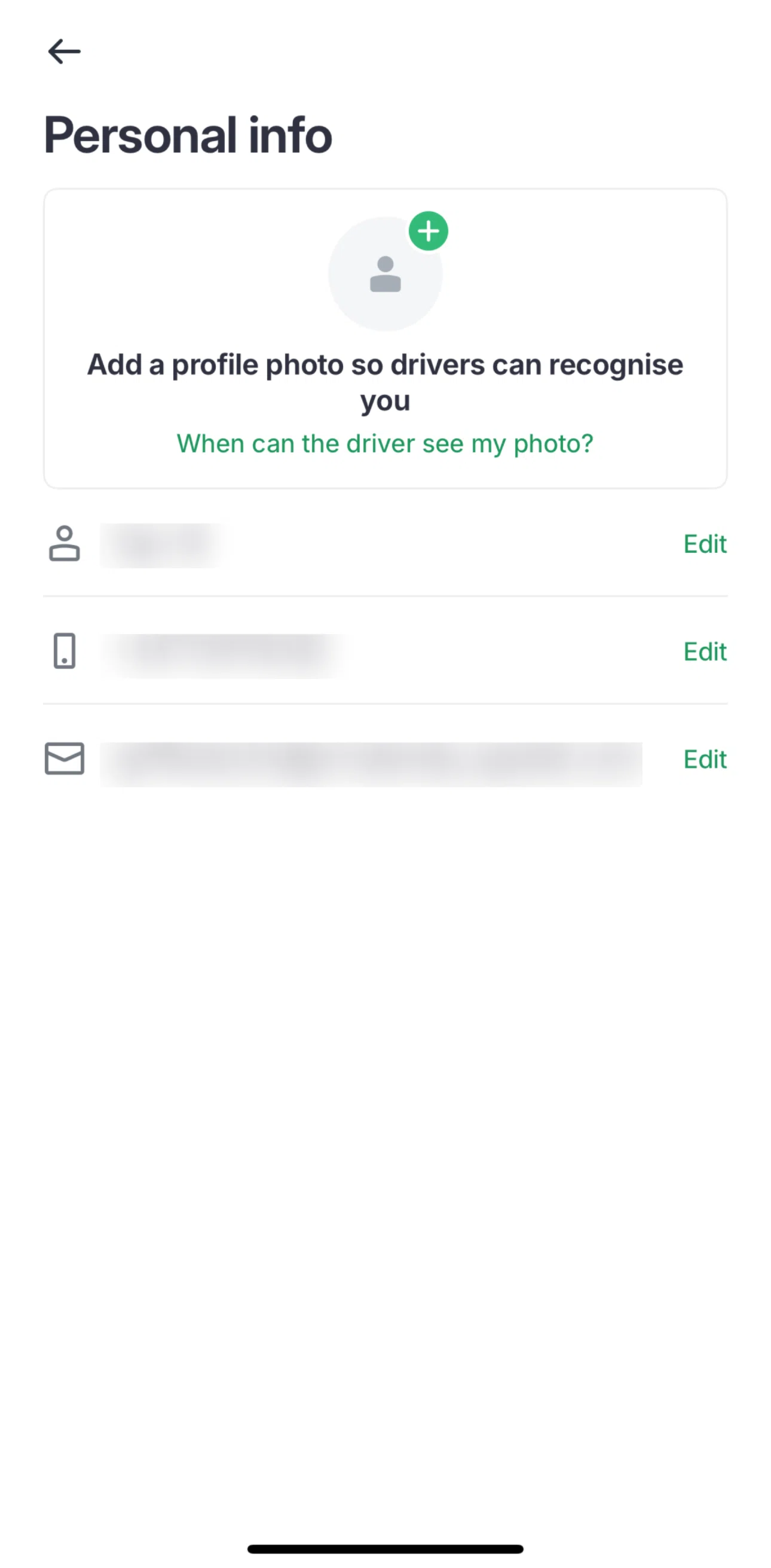 Bolt Screen screen in the Edit name flow