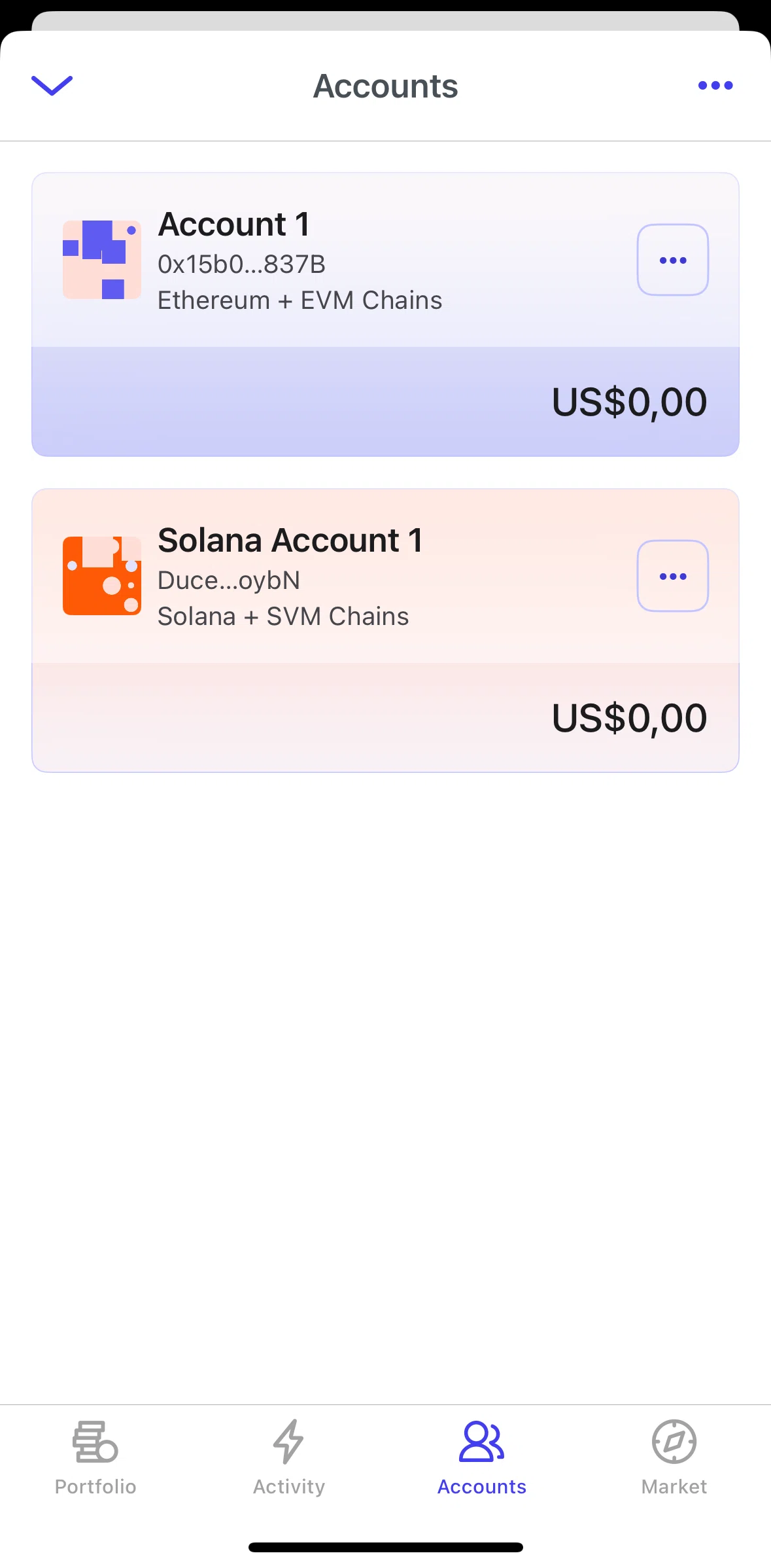 Brave Browser Screen screen in the Adding an account flow