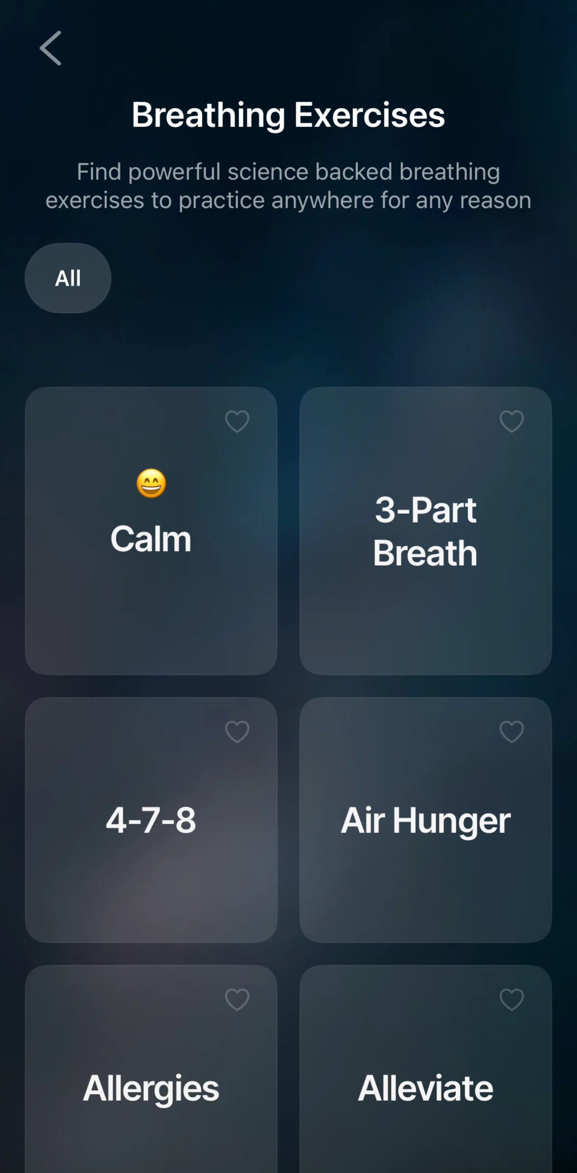 Breathwrk Screen screen in the Breathing exercise detail flow