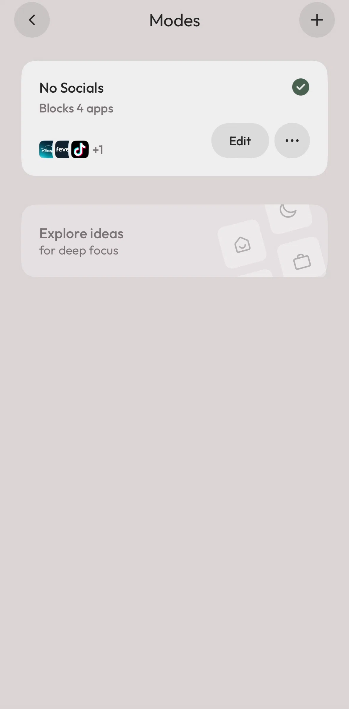 Brick Screen screen in the Editing a mode flow