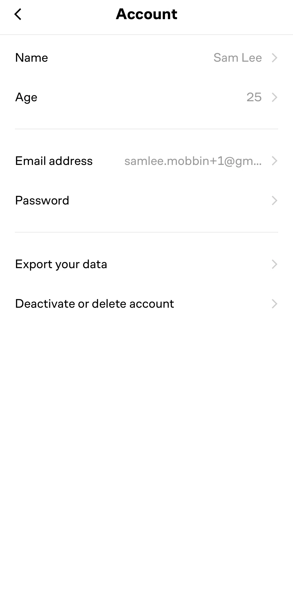 Brilliant Screen screen in the Changing password flow