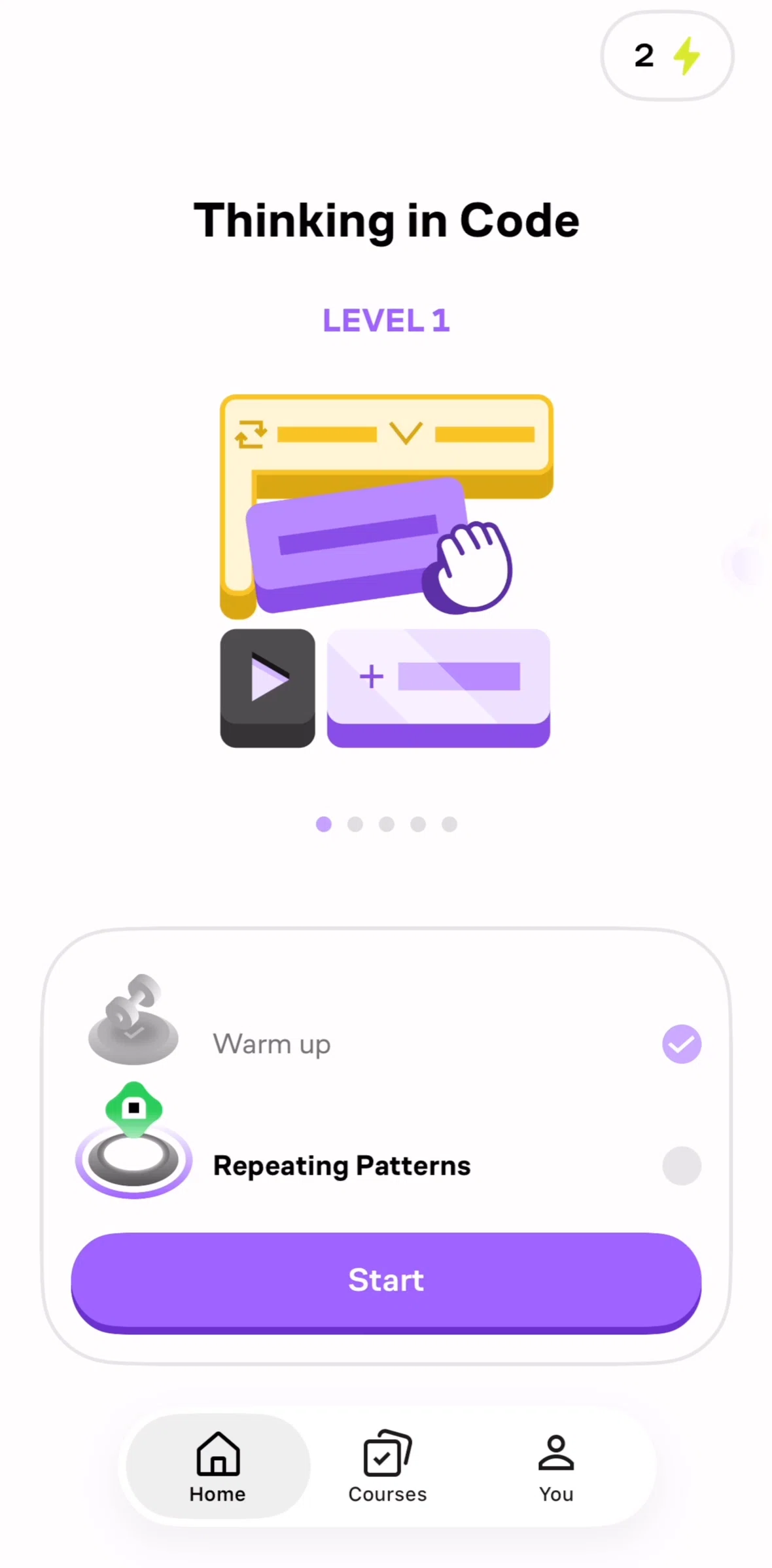 Brilliant Screen screen in the Saving a streak image flow