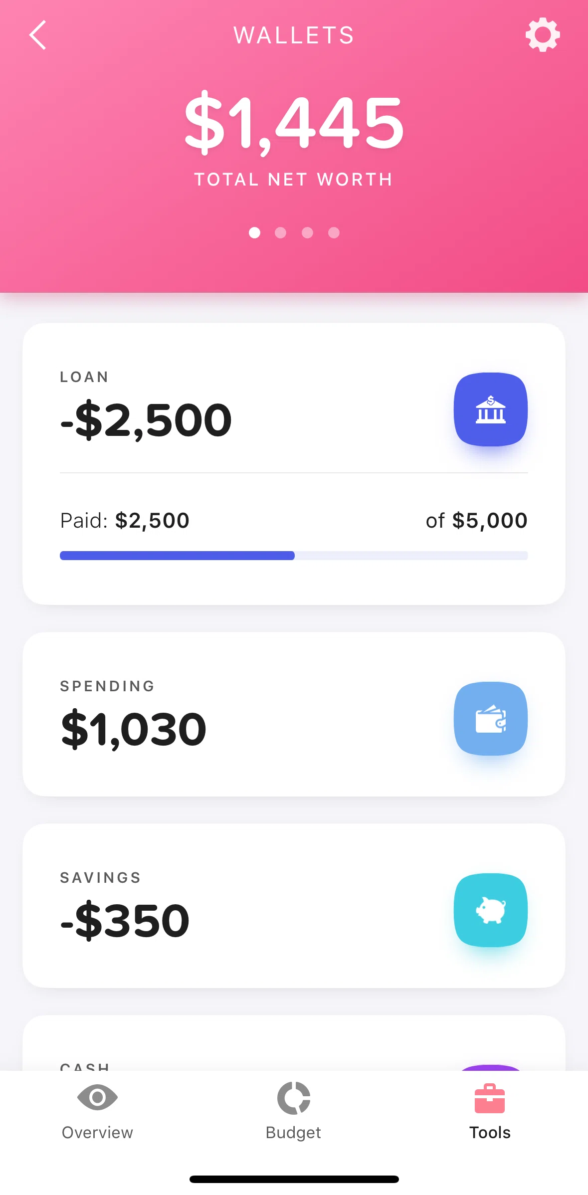 Buddy Screen screen in the Removing a wallet flow