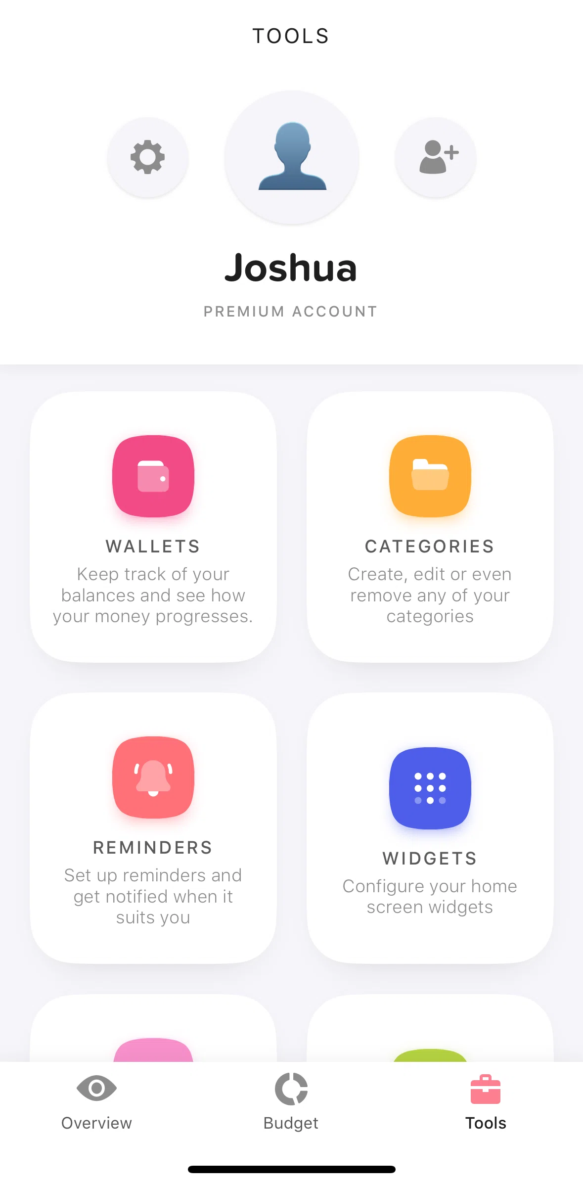 Buddy Screen screen in the Widgets flow