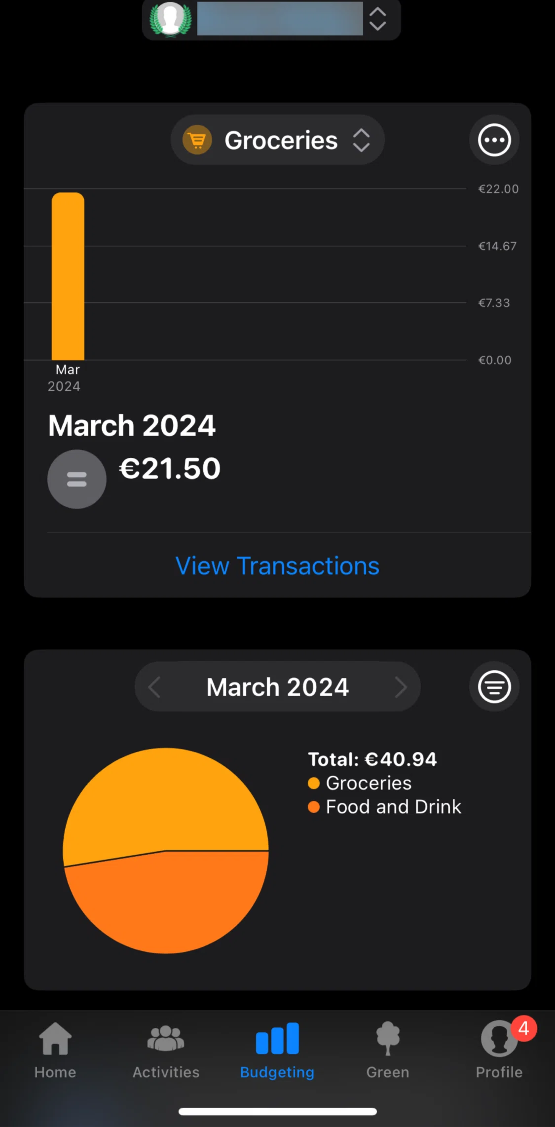 bunq Screen screen in the Create a dedicated bank account flow
