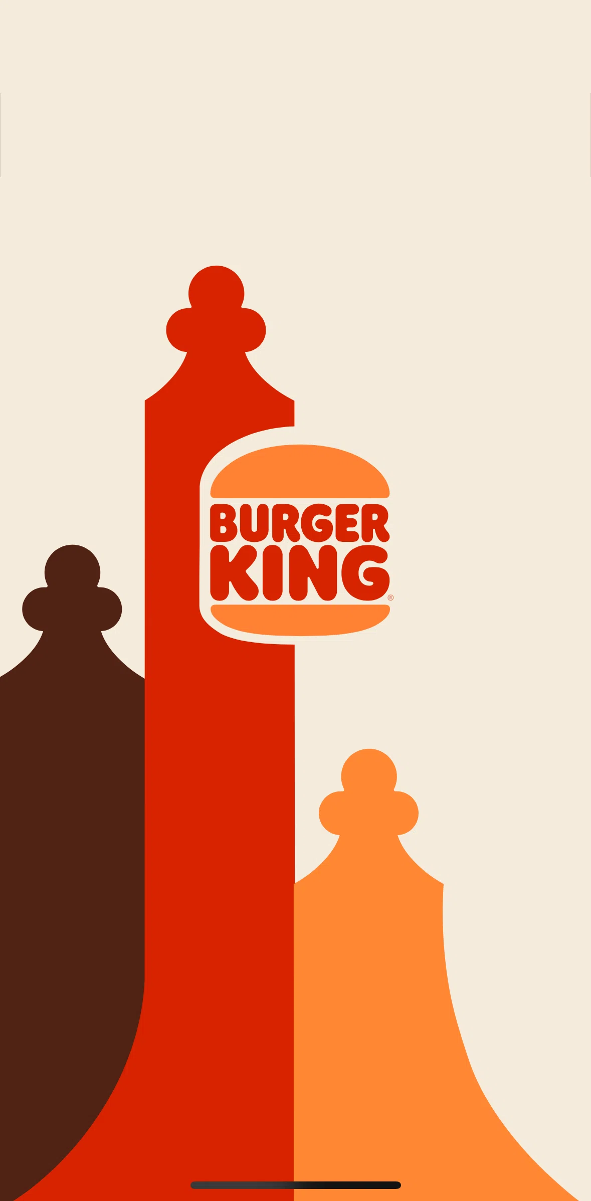 Burger King Screen screen in the Onboarding flow