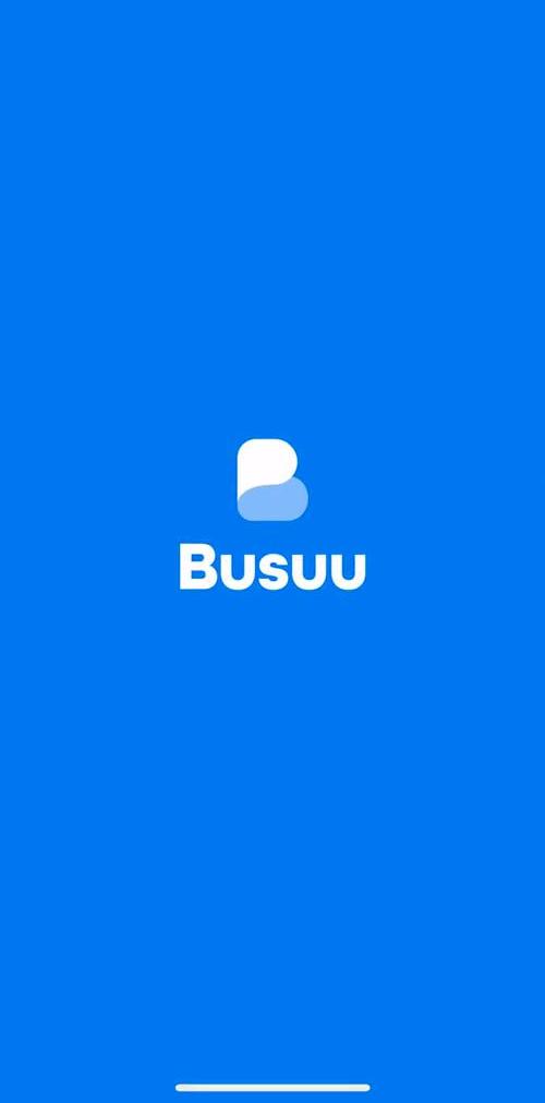 Busuu Splash screen screen in the Onboarding flow
