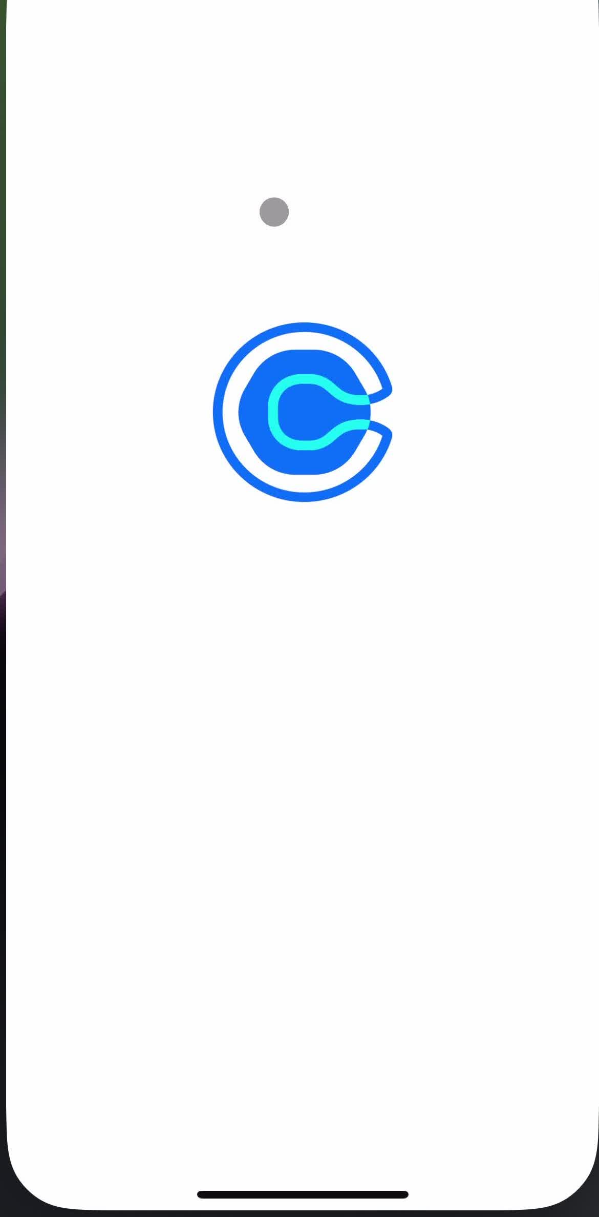 Calendly Splash screen screen in the Onboarding flow