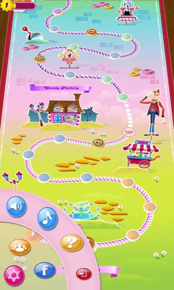 Candy Crush Saga Screen screen in the Creating An Account flow
