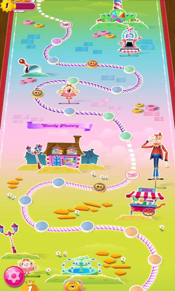 Candy Crush Saga Screen screen in the In App Purchases flow
