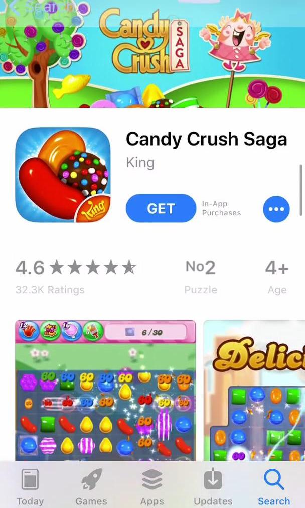 Candy Crush Saga Onboarding preview