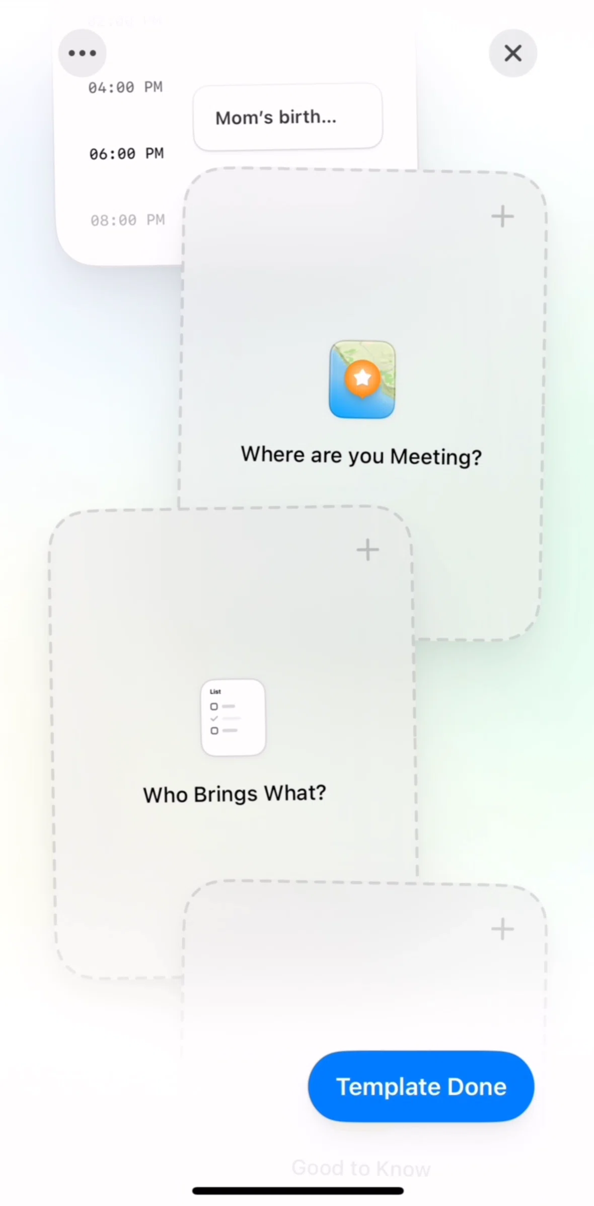 Canopi Screen screen in the Adding a location flow