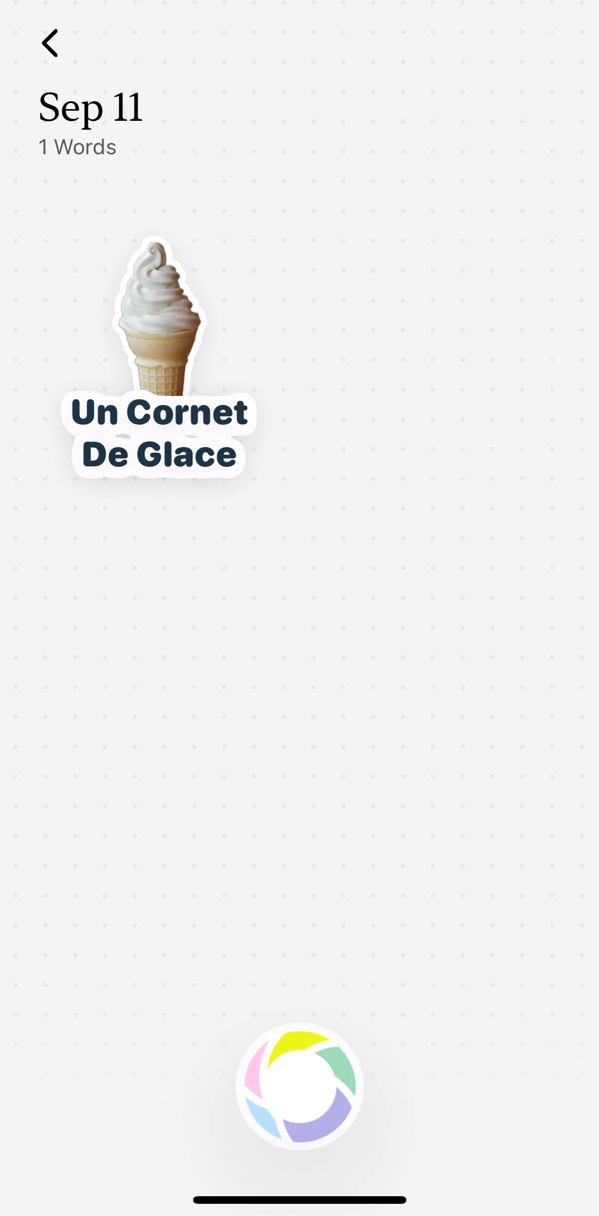 CapWords Screen screen in the Daily snaps flow