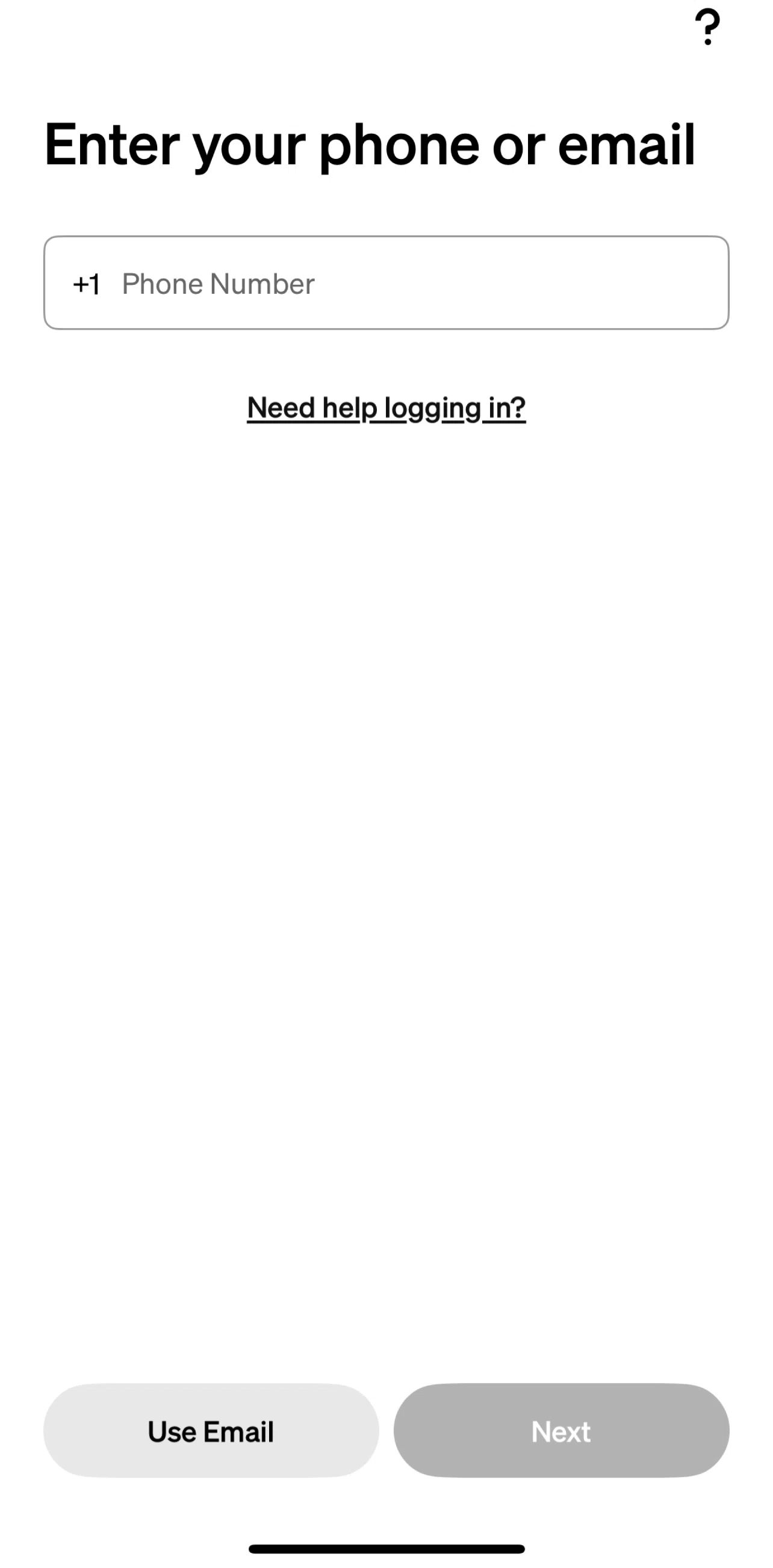 Cash App Screen 1 screen in the Account recovery flow