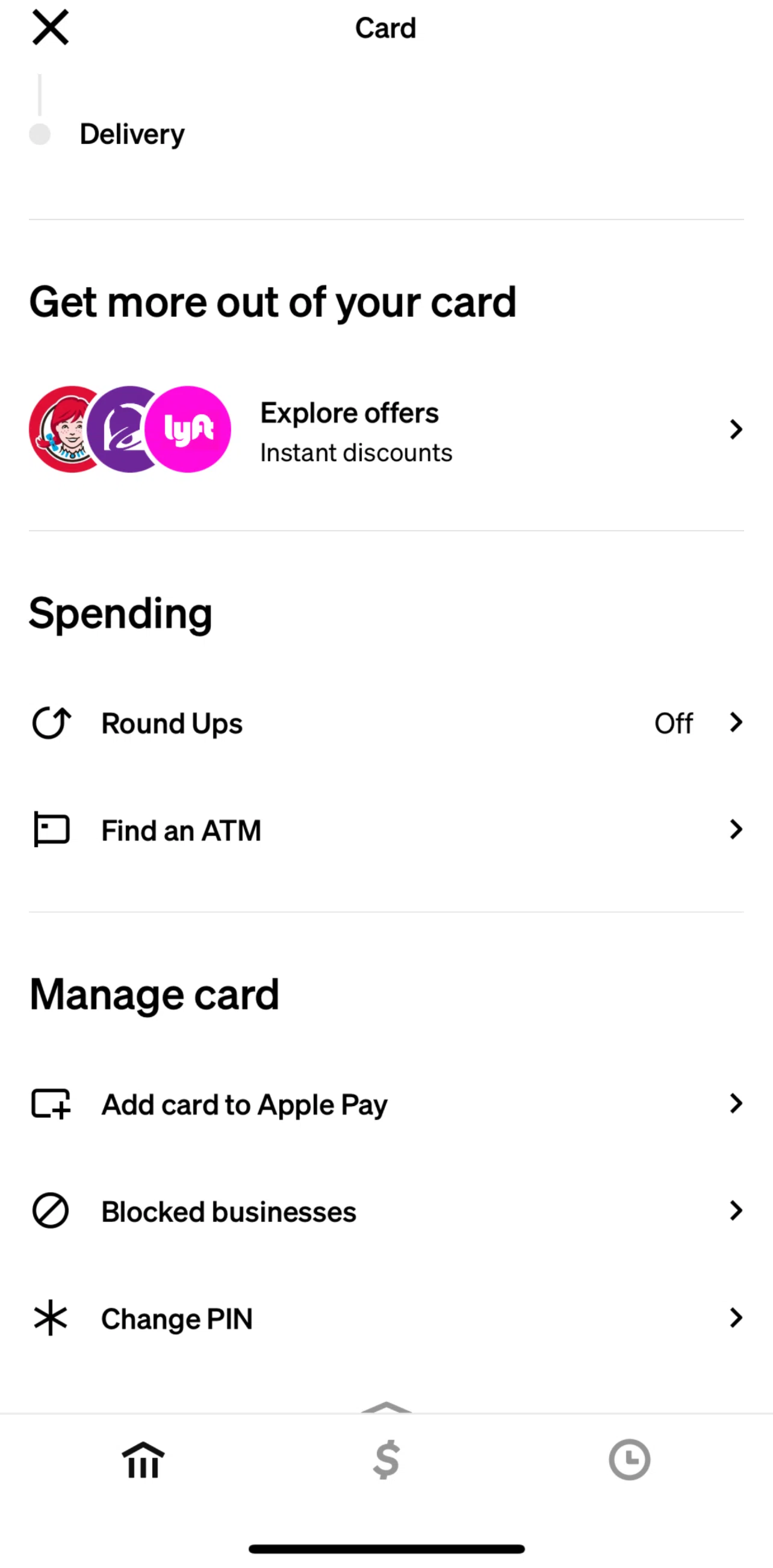 Cash App Screen 1 screen in the ATM finder flow