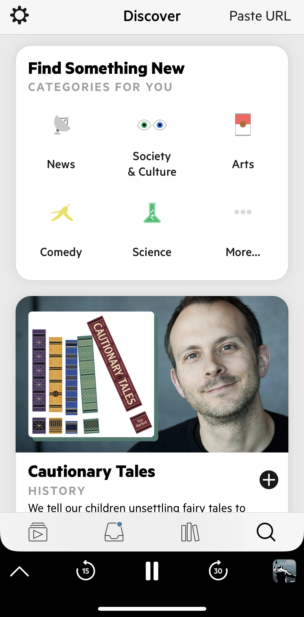 Castro Screen screen in the News flow