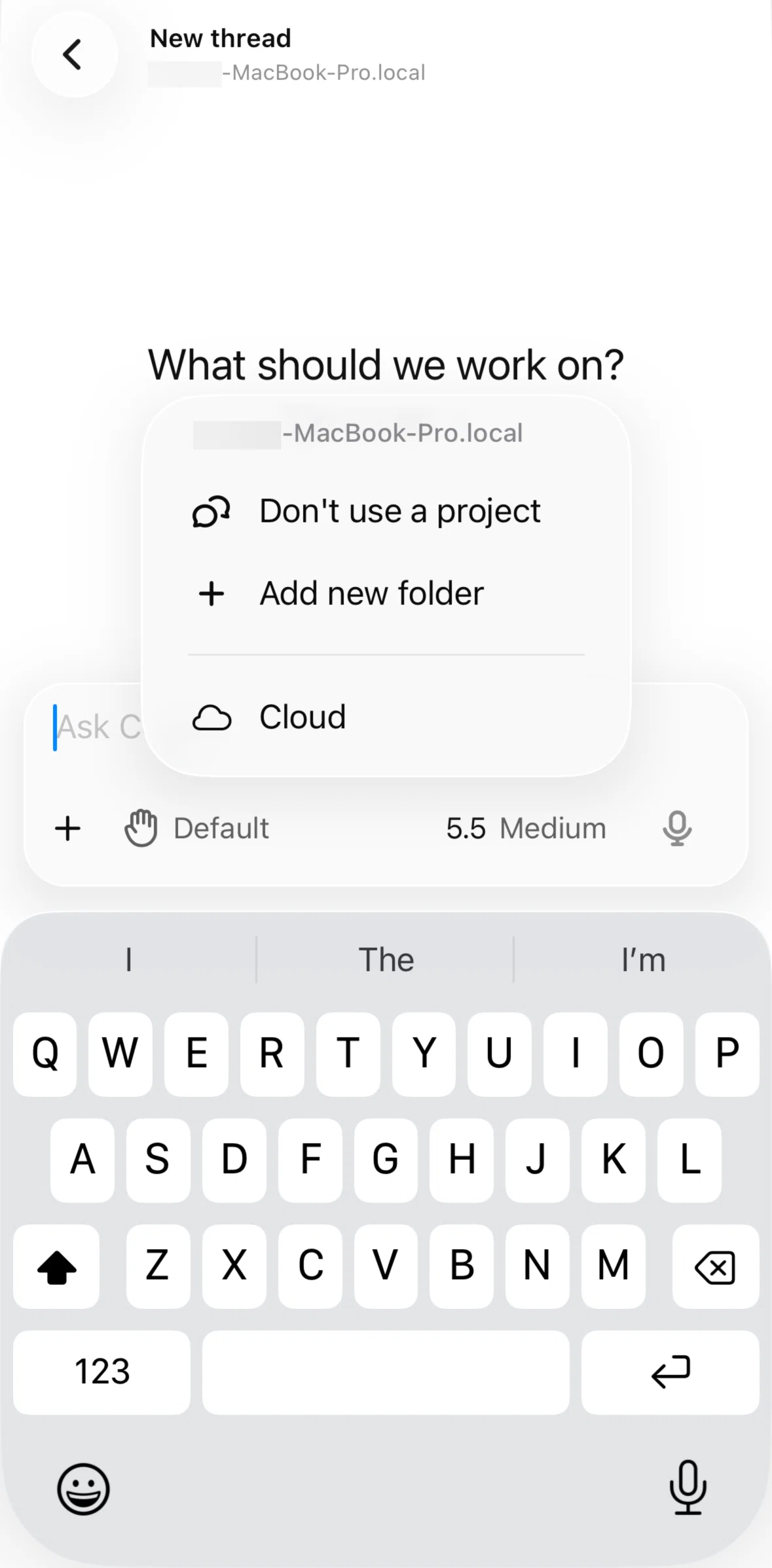 Chat Gpt Screen 1 screen in the Create a new task (cloud) flow