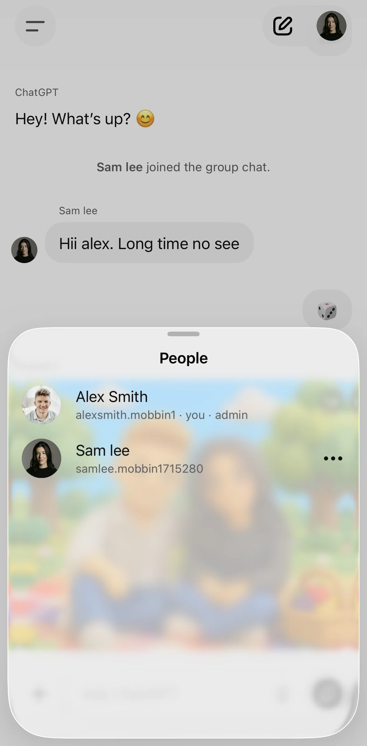Chat Gpt Screen 1 screen in the Removing a user flow
