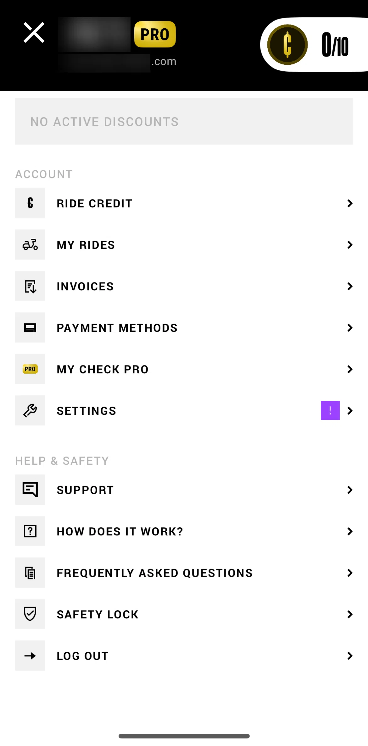 Check Screen screen in the Canceling a membership flow