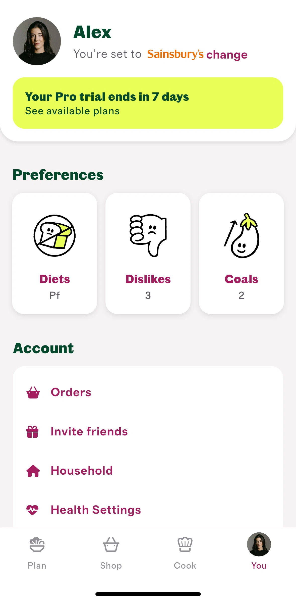 Cherrypick Screen screen in the Invite friends flow
