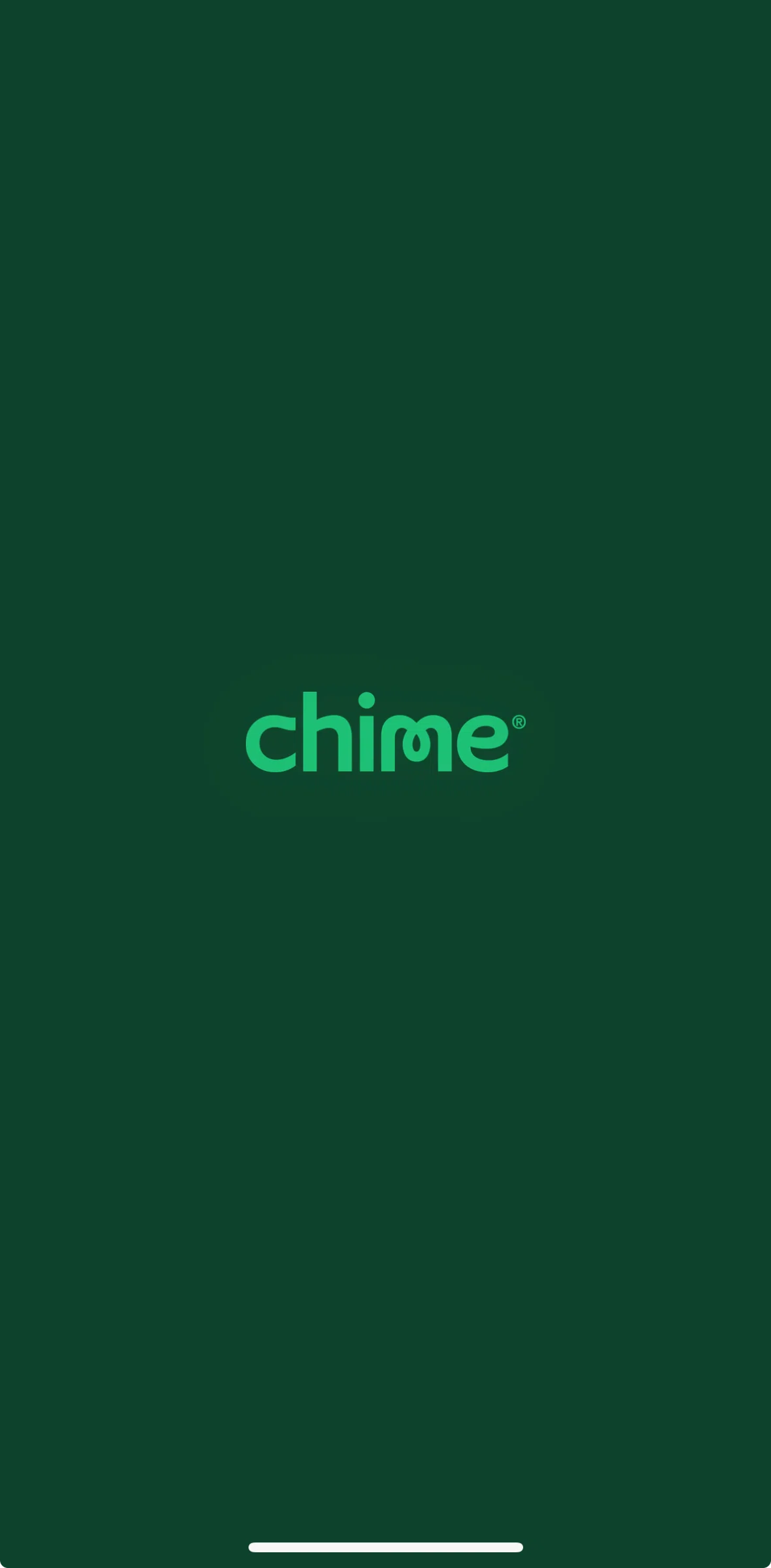 Chime Screen 1 screen in the Onboarding flow