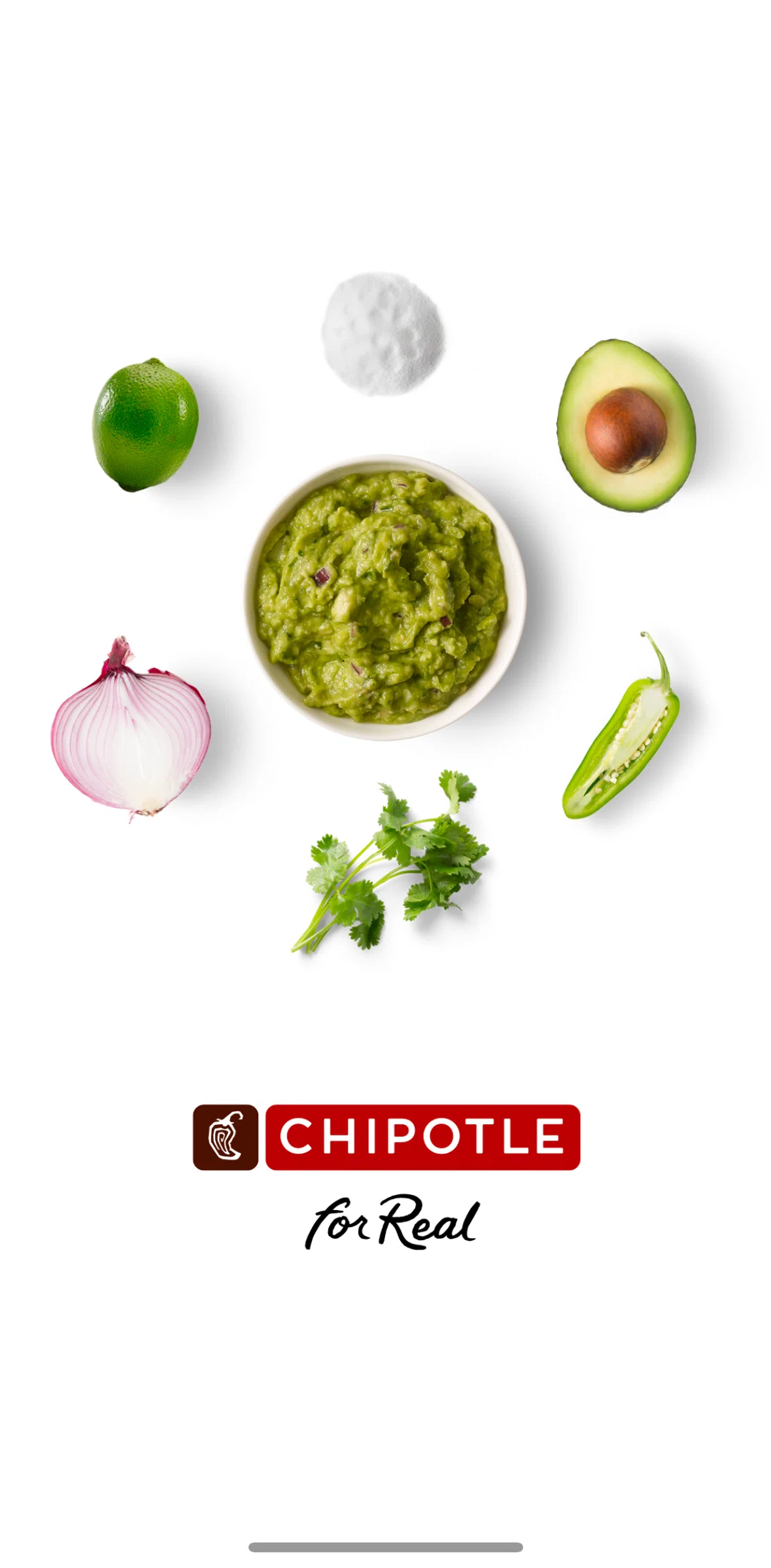 Chipotle Screen screen in the Onboarding flow