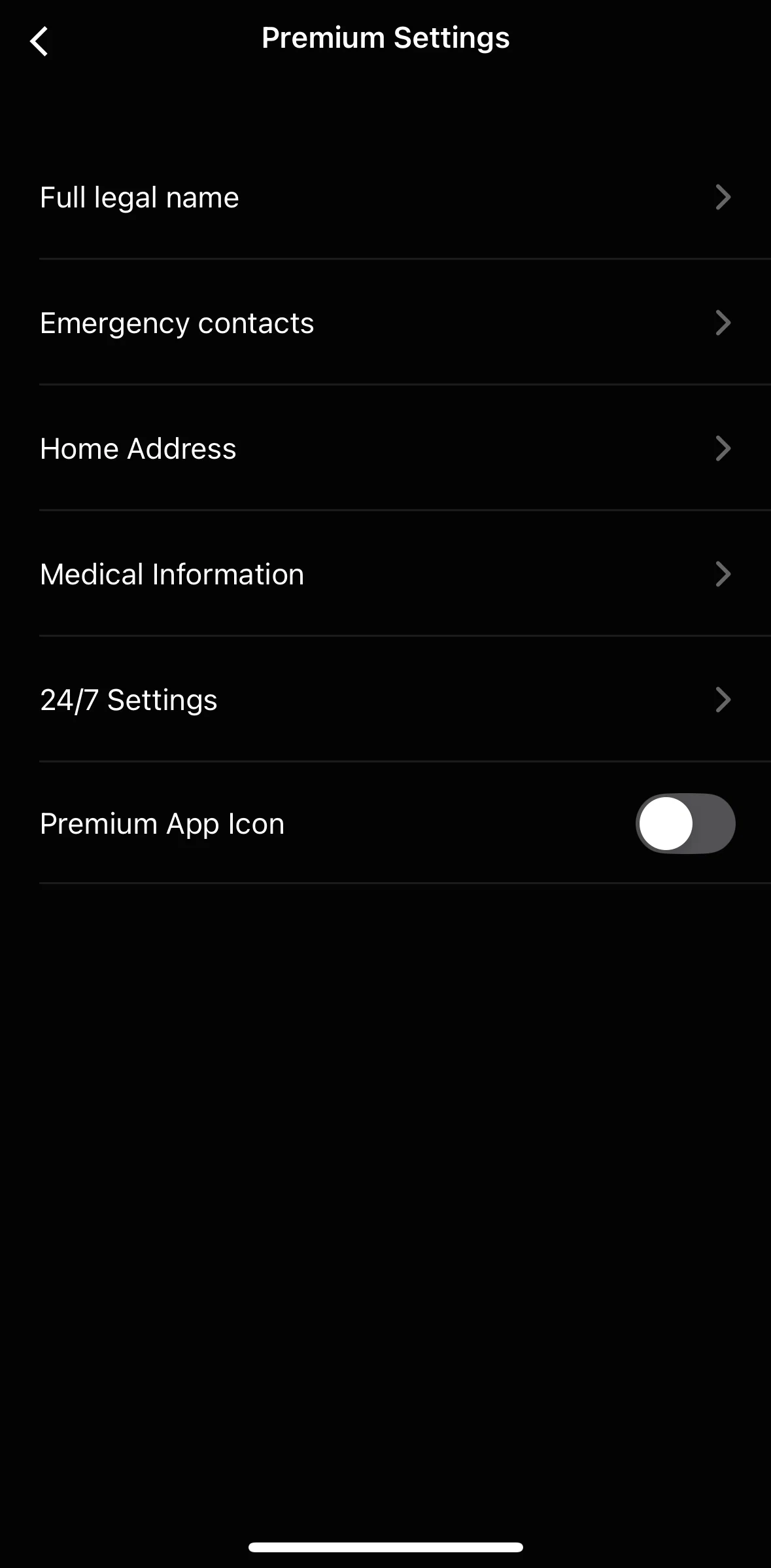 Citizen Screen screen in the Adding an emergency contact flow