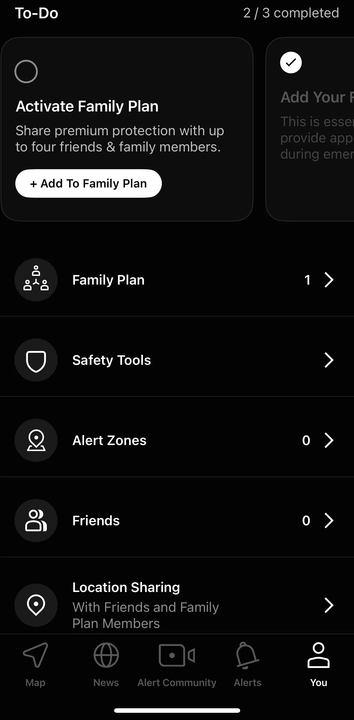 Citizen Screen screen in the Friends flow