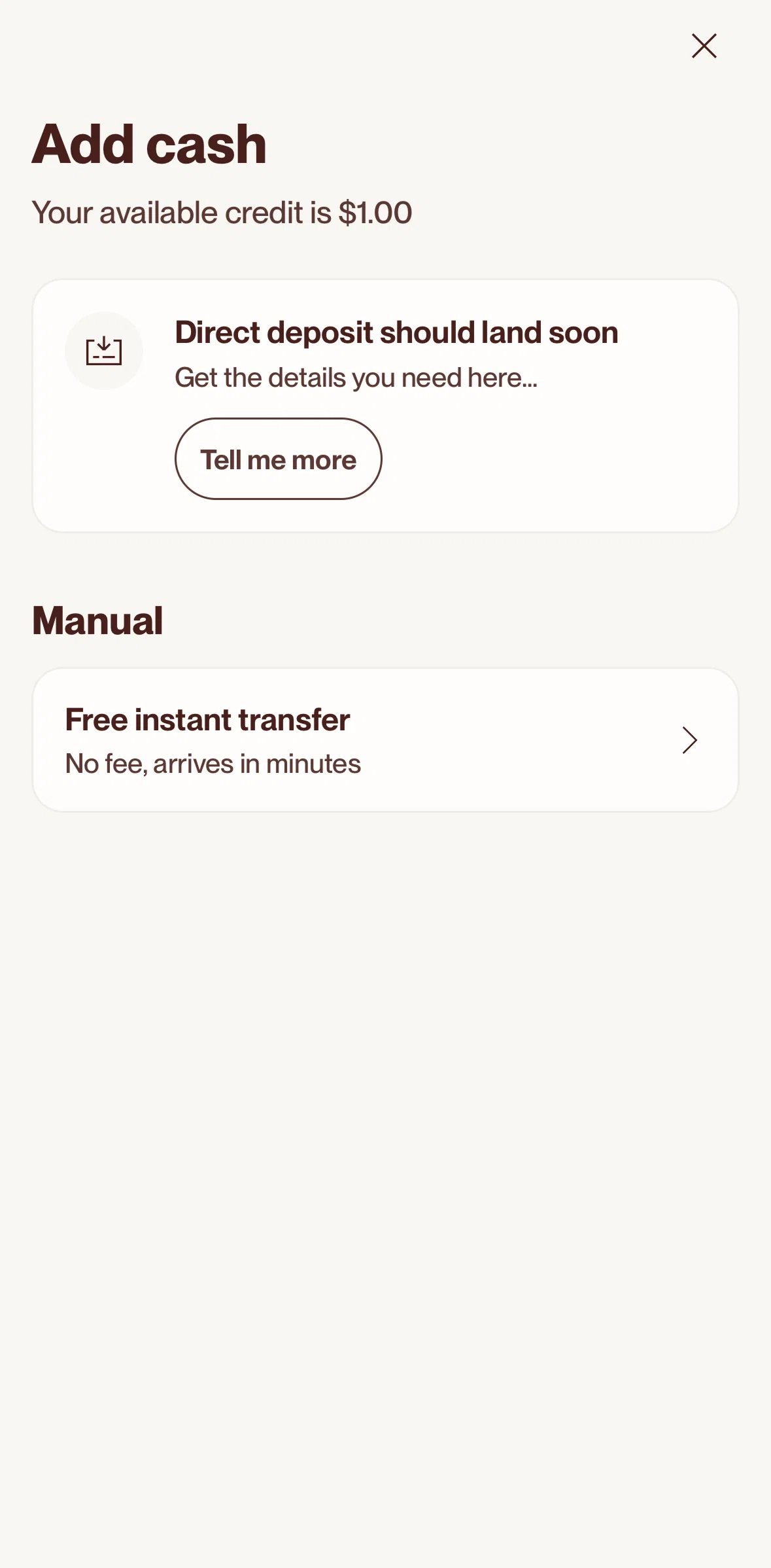 Cleo AI Screen screen in the Adding cash flow