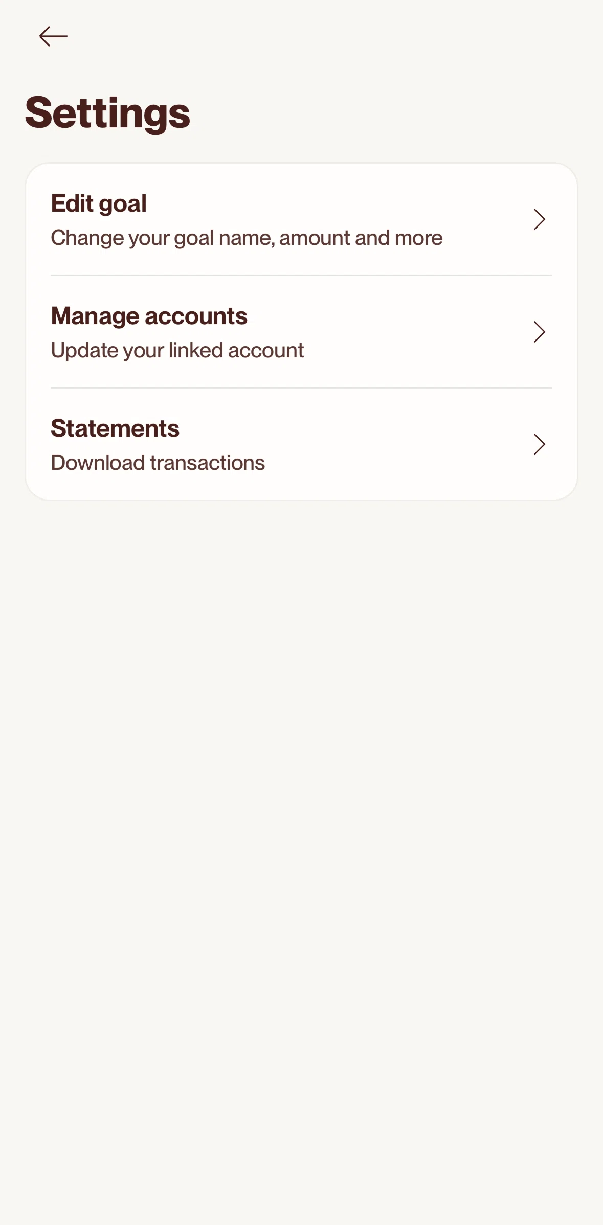 Cleo AI Screen screen in the Statements flow
