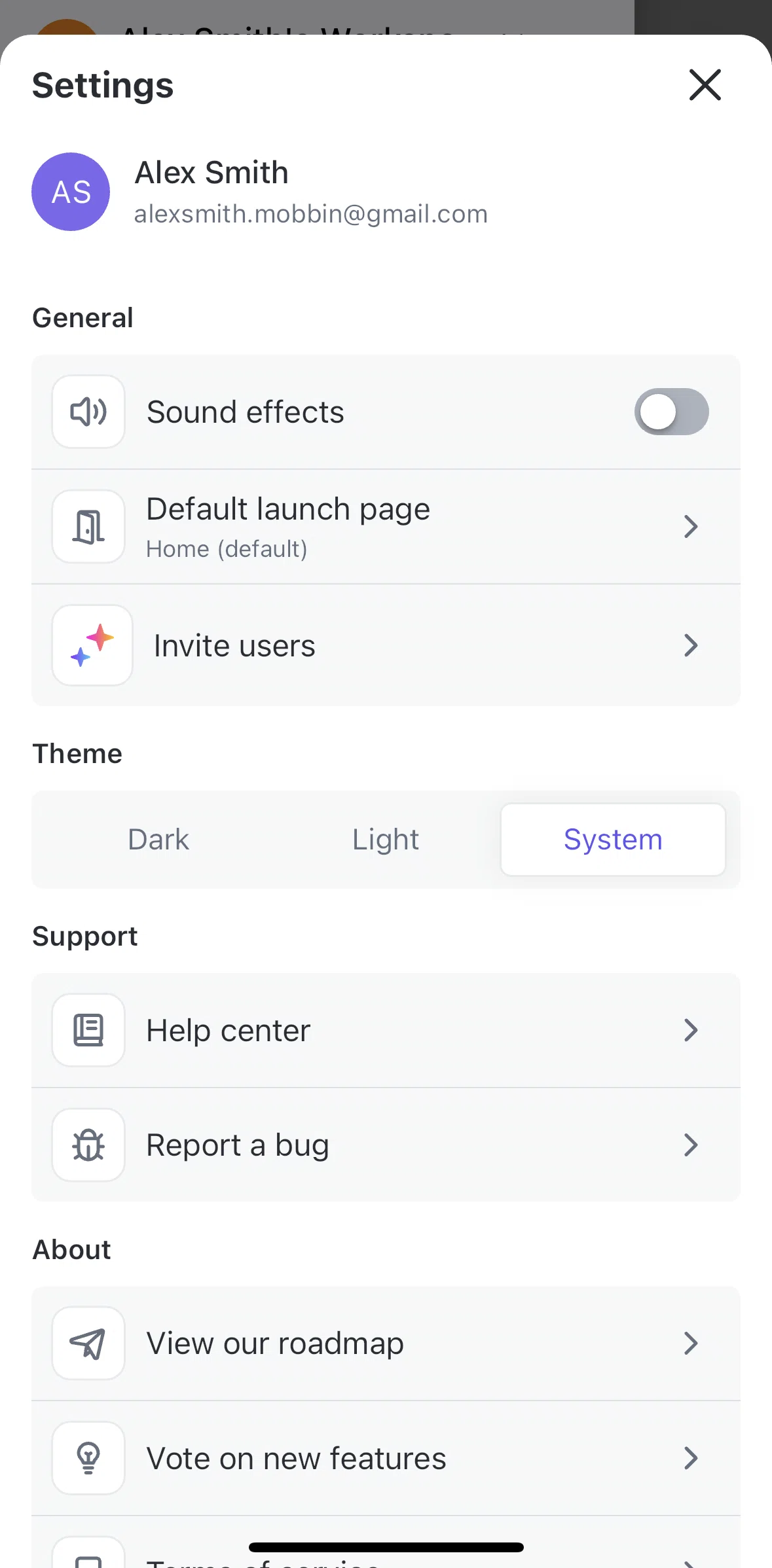 Click Up Screen 1 screen in the Editing default launch page flow