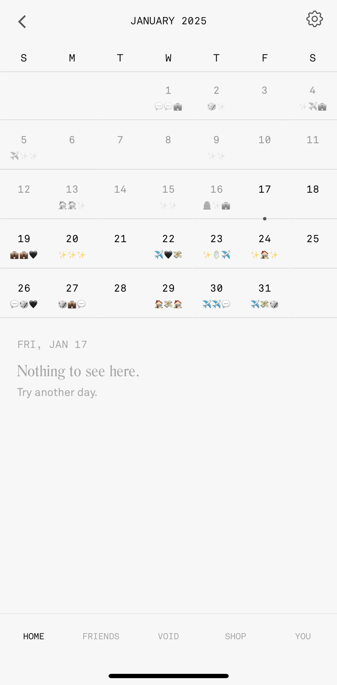 Co–Star Screen screen in the Customize readings flow