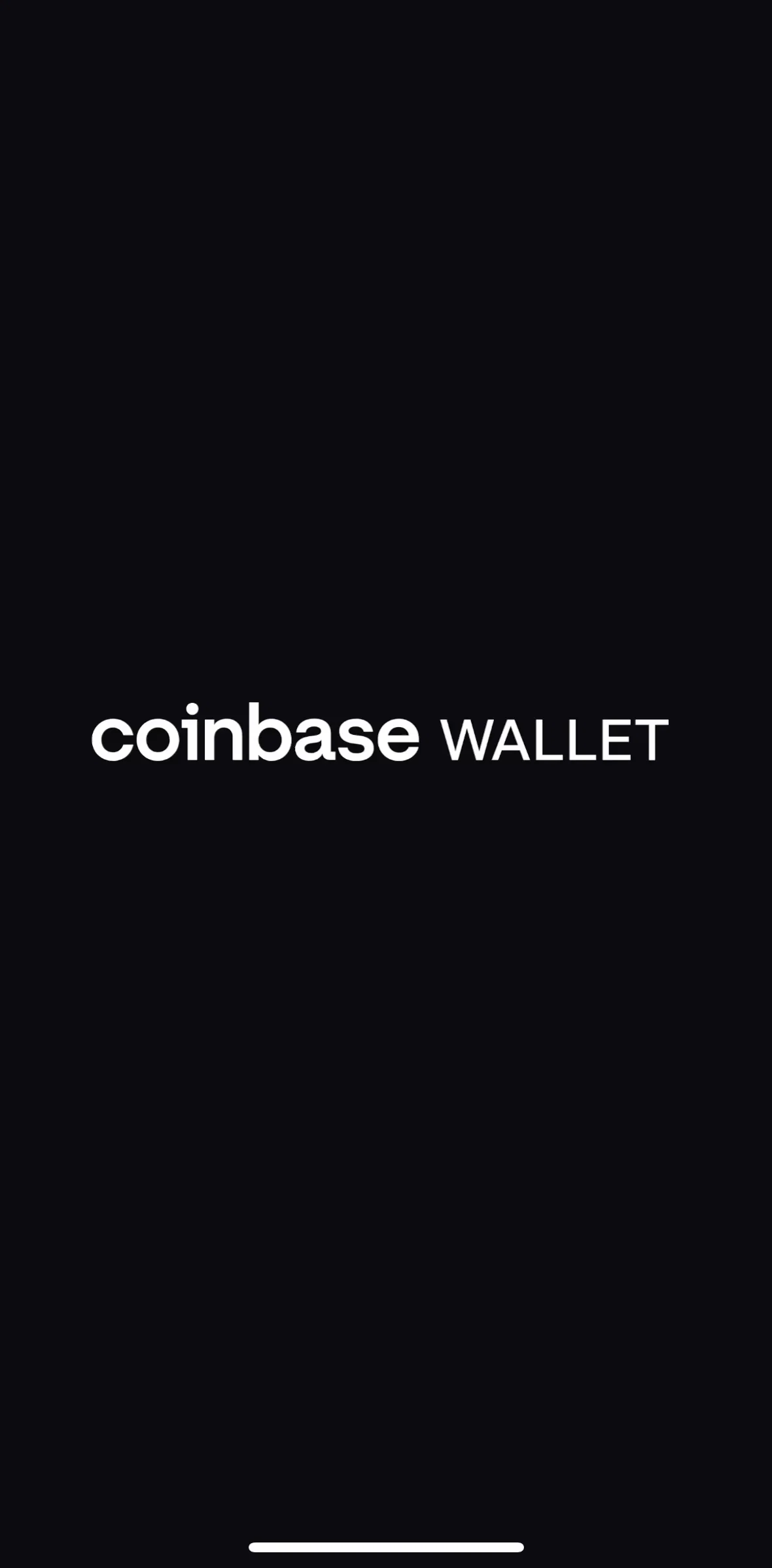 Coinbase Wallet Screen screen in the Onboarding flow