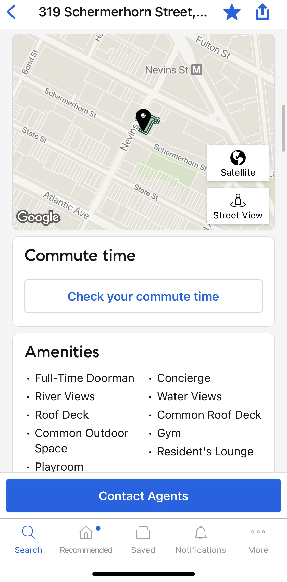 Compass Screen screen in the Adding a commute flow