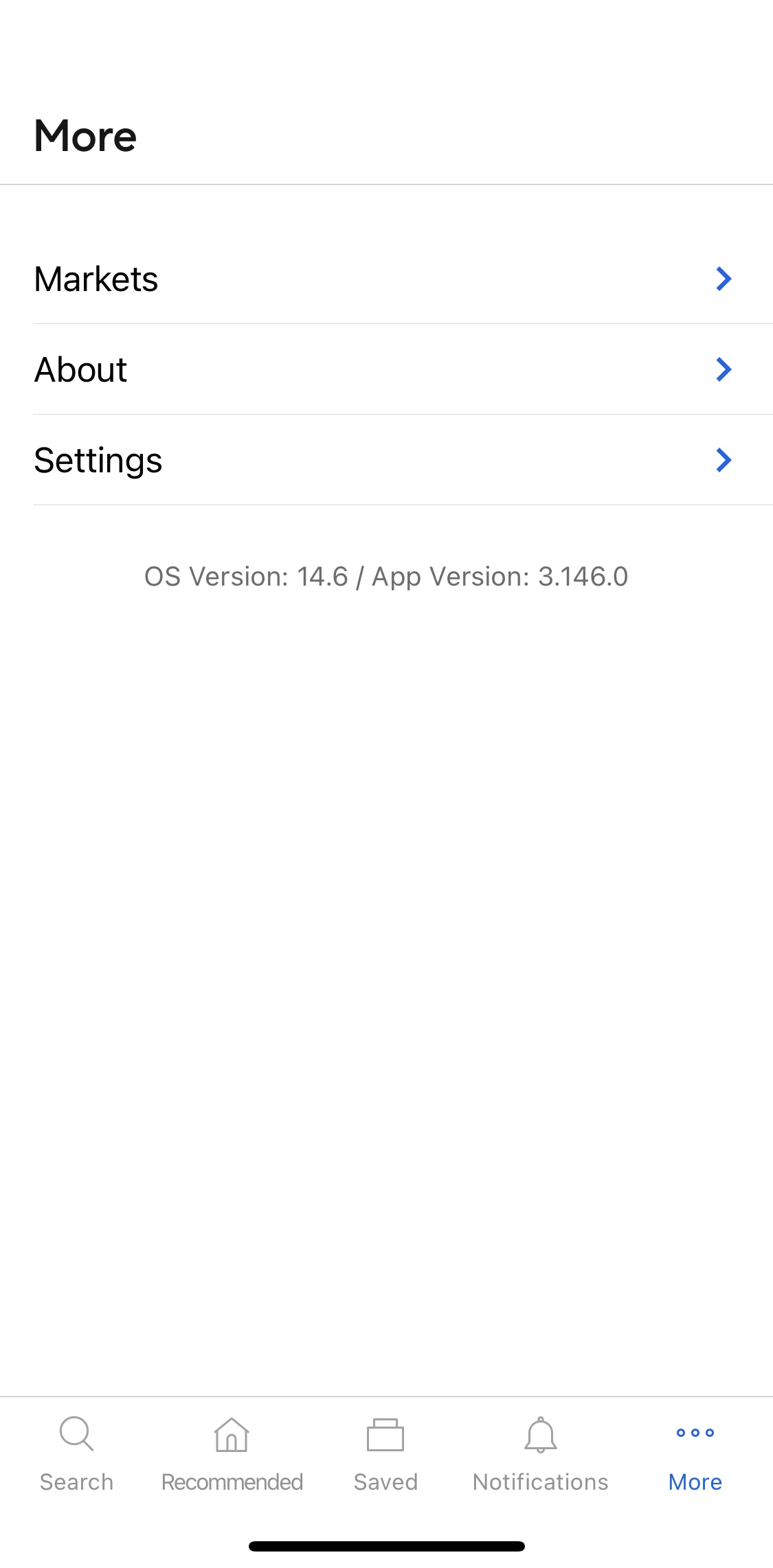 Compass Screen screen in the More flow