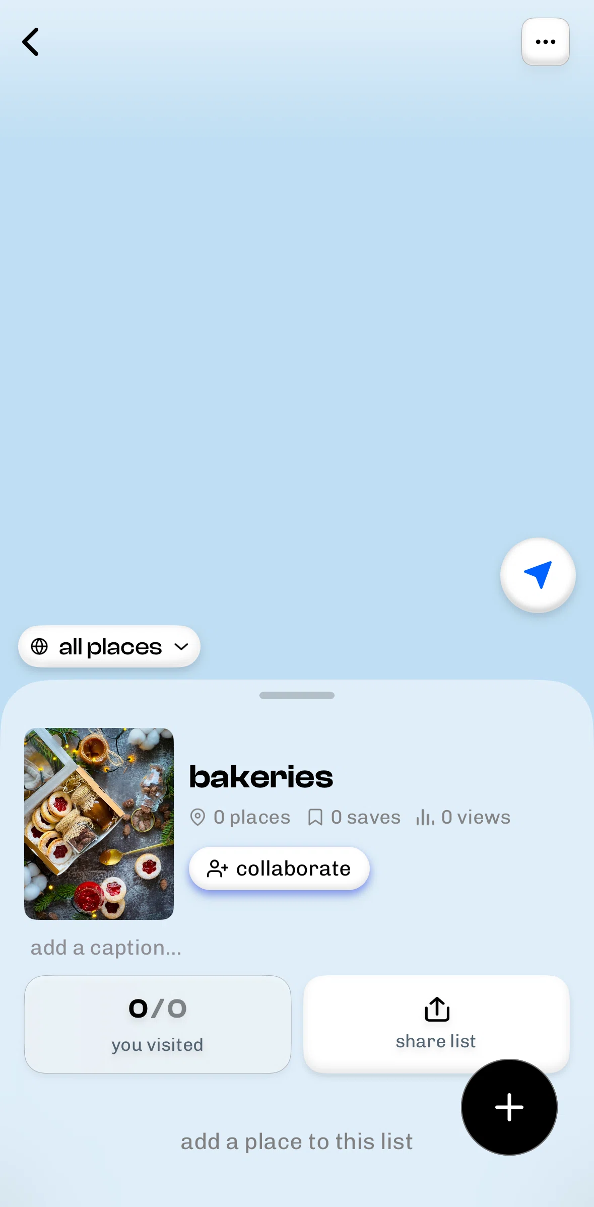 corner Screen screen in the Add collaborators flow