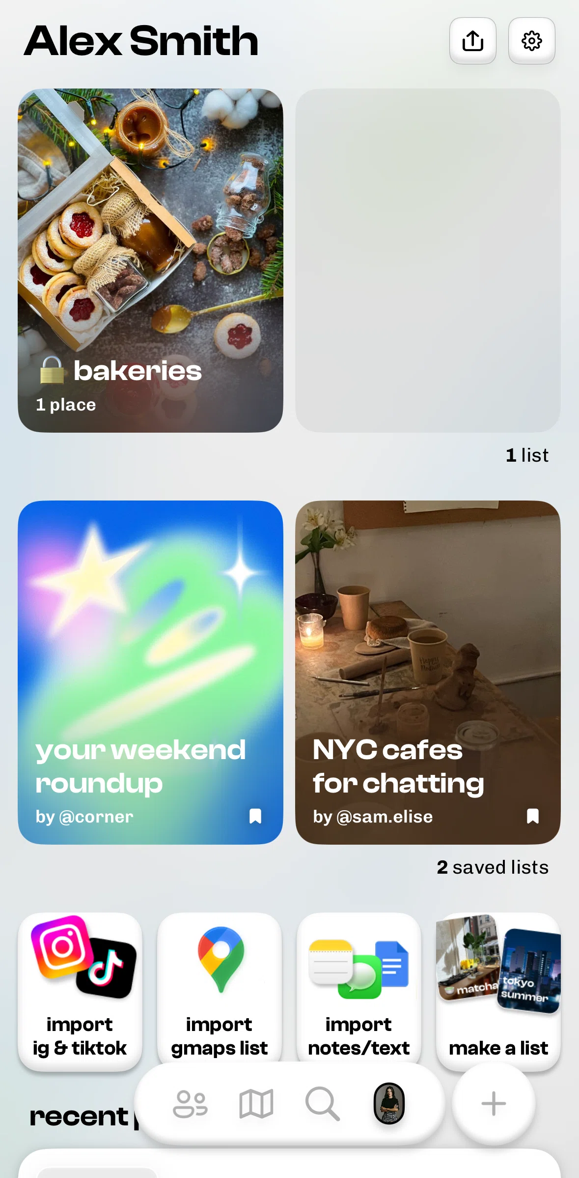 corner Screen screen in the List detail (Account) flow