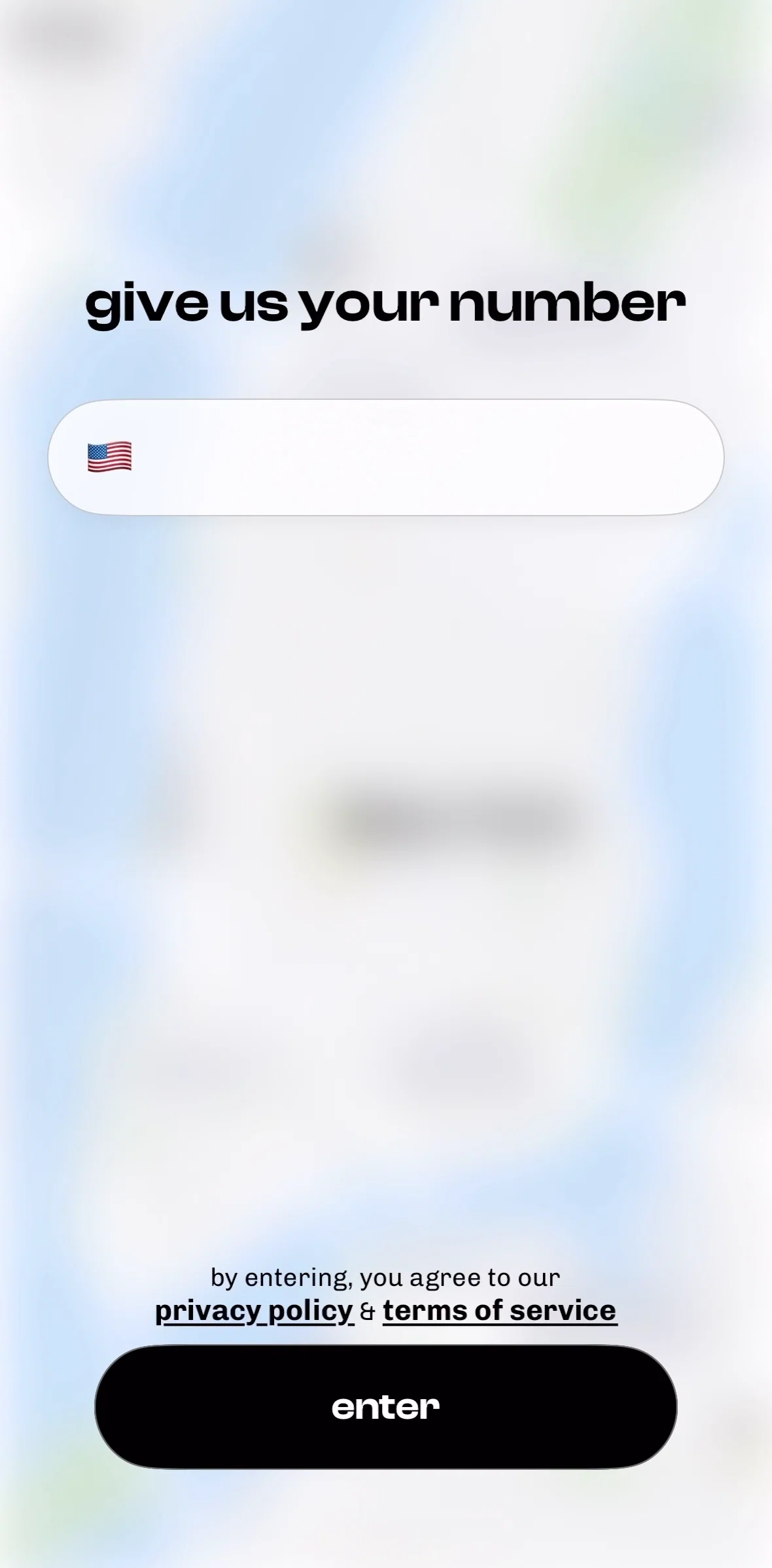 corner Screen screen in the Logging in flow