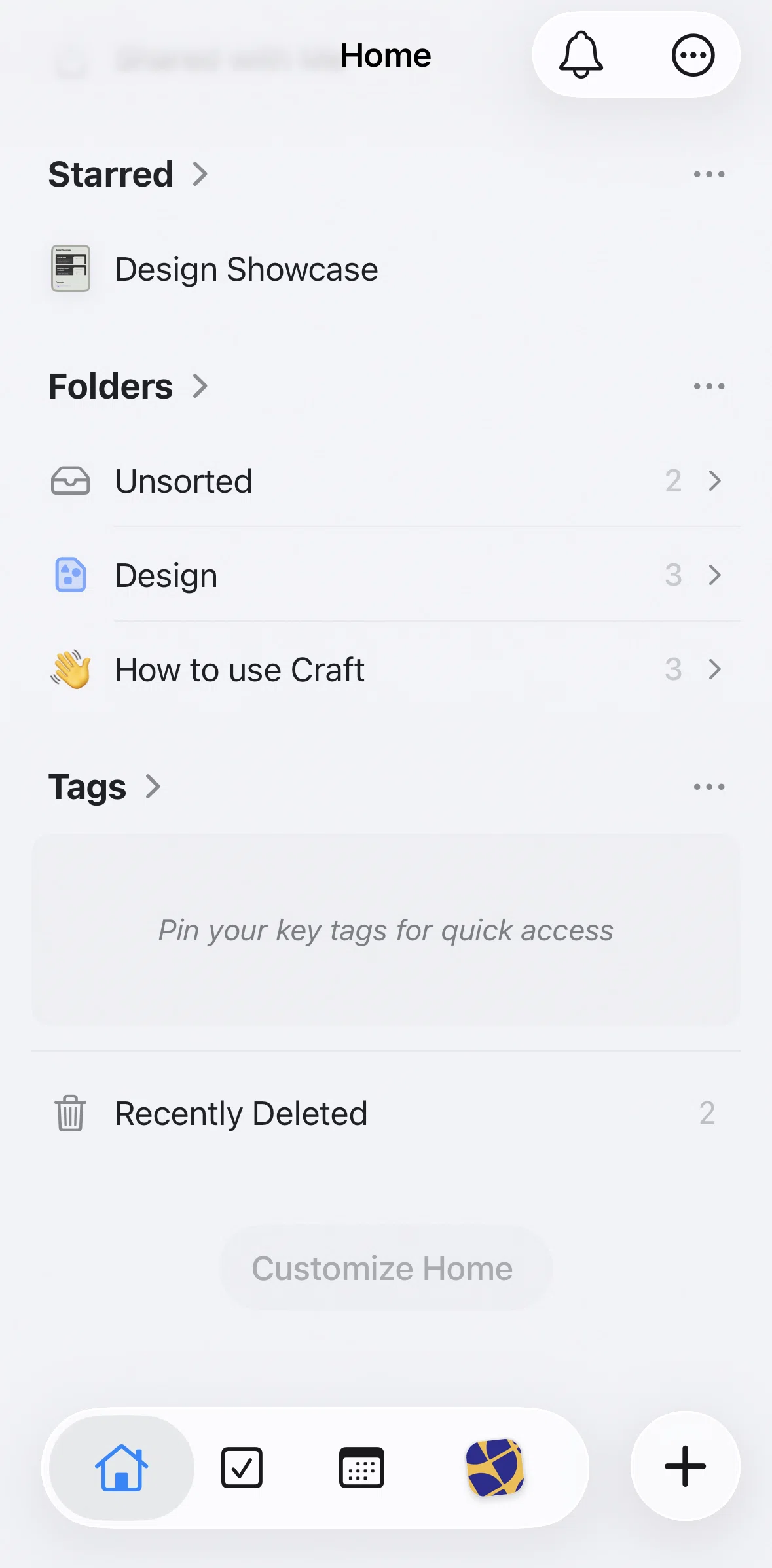 Craft Screen 1 screen in the Disabling a quick access flow