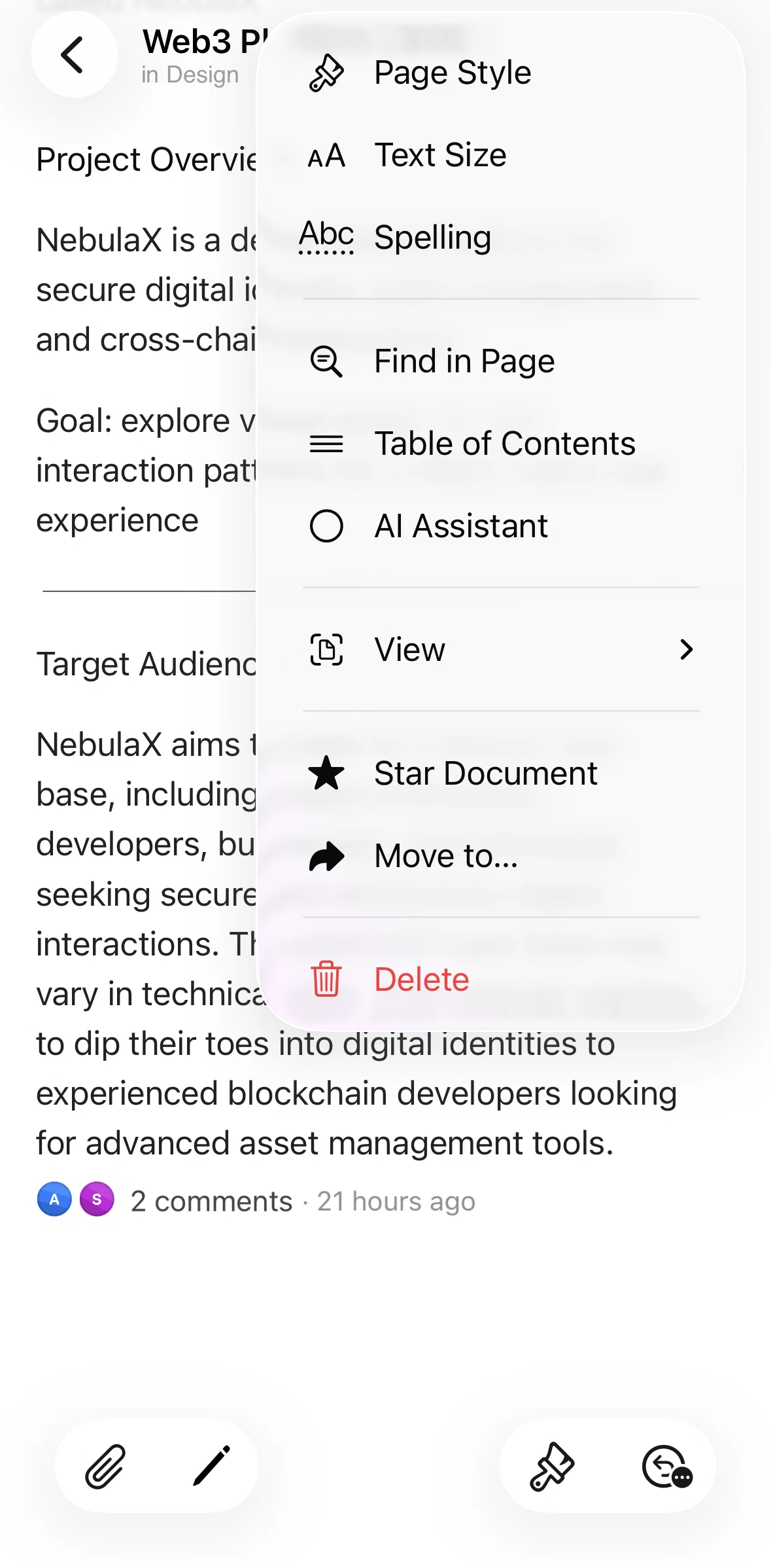 Craft Screen 1 screen in the Enabling spell checking (document) flow