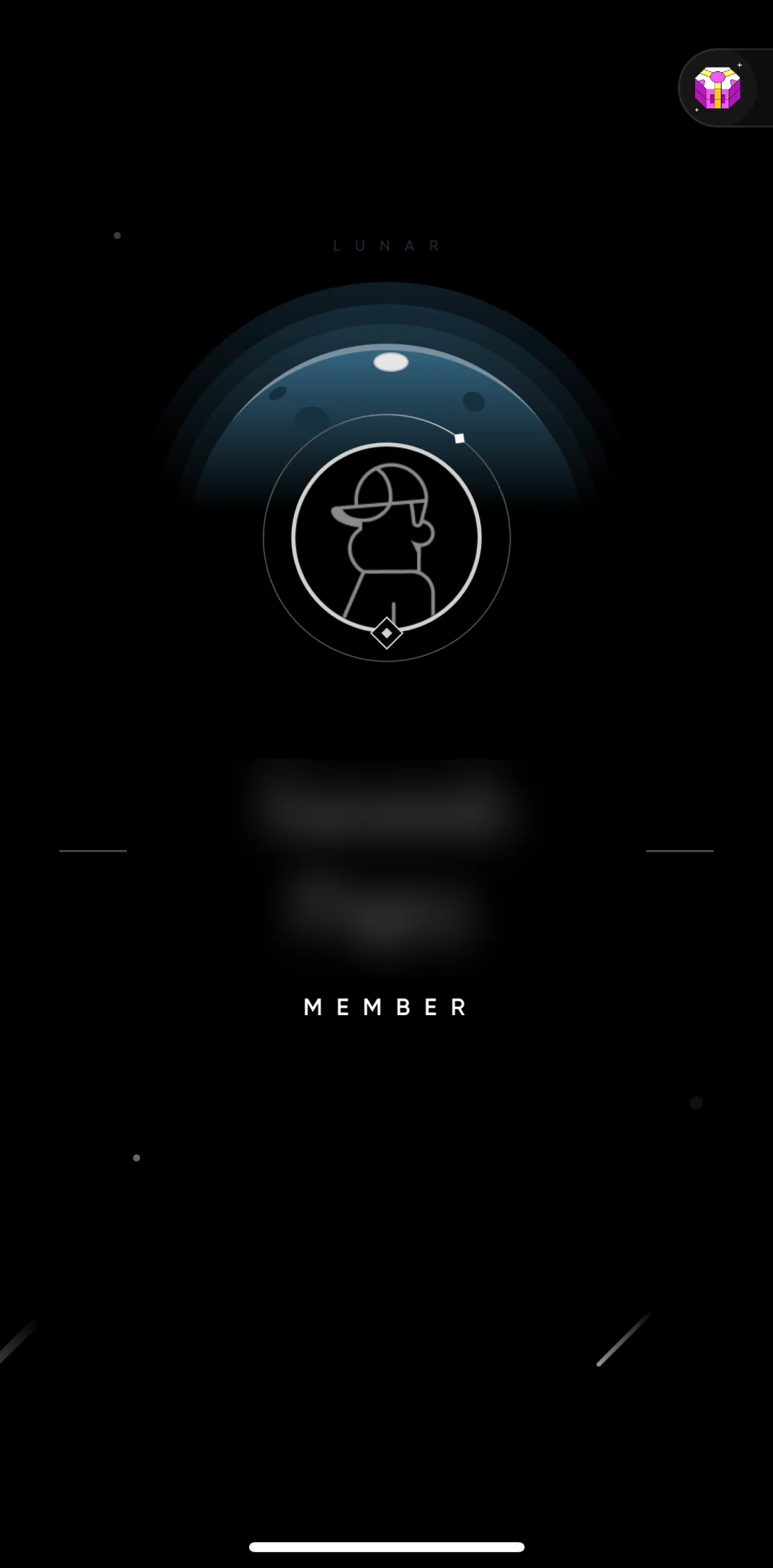 Cred Screen screen in the Activating membership flow